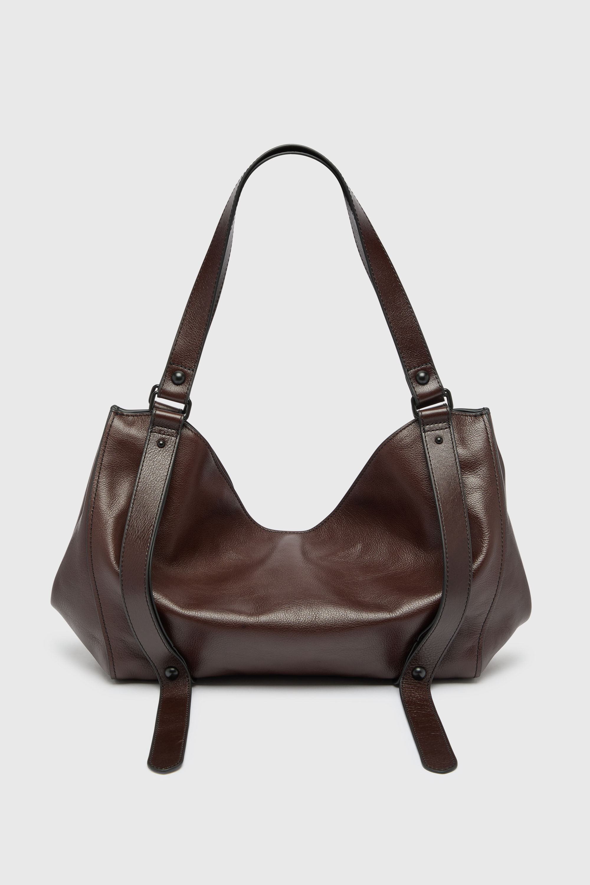 Diesel - D-ONE TOPHANDLE M, D-One - Sac &agrave; poign&eacute;e moyenne en cuir Mixte in Marron - 3