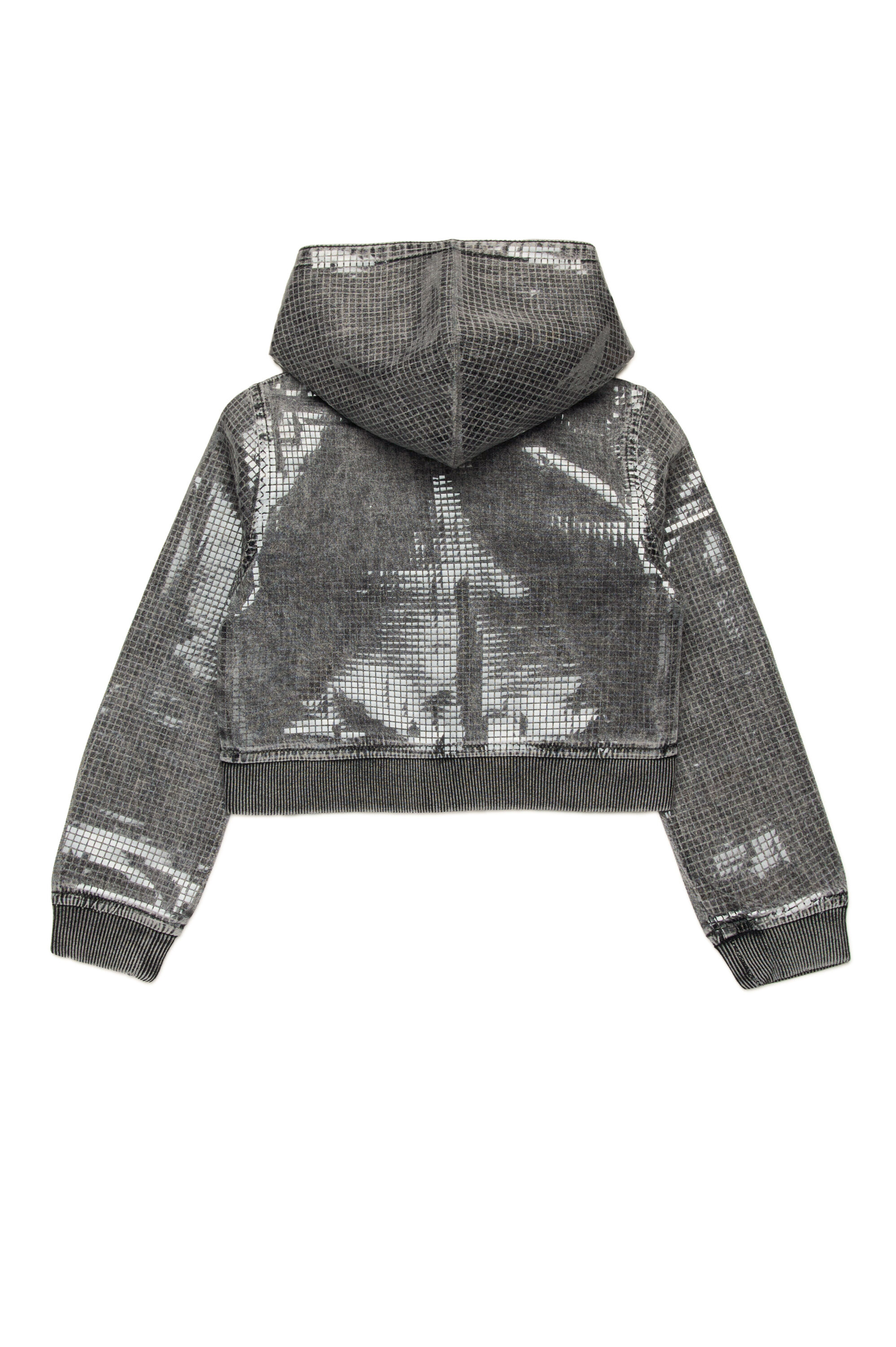 Diesel - SDENNY, Sweat-shirt à capuche à effet pailleté Femme in Noir - 2