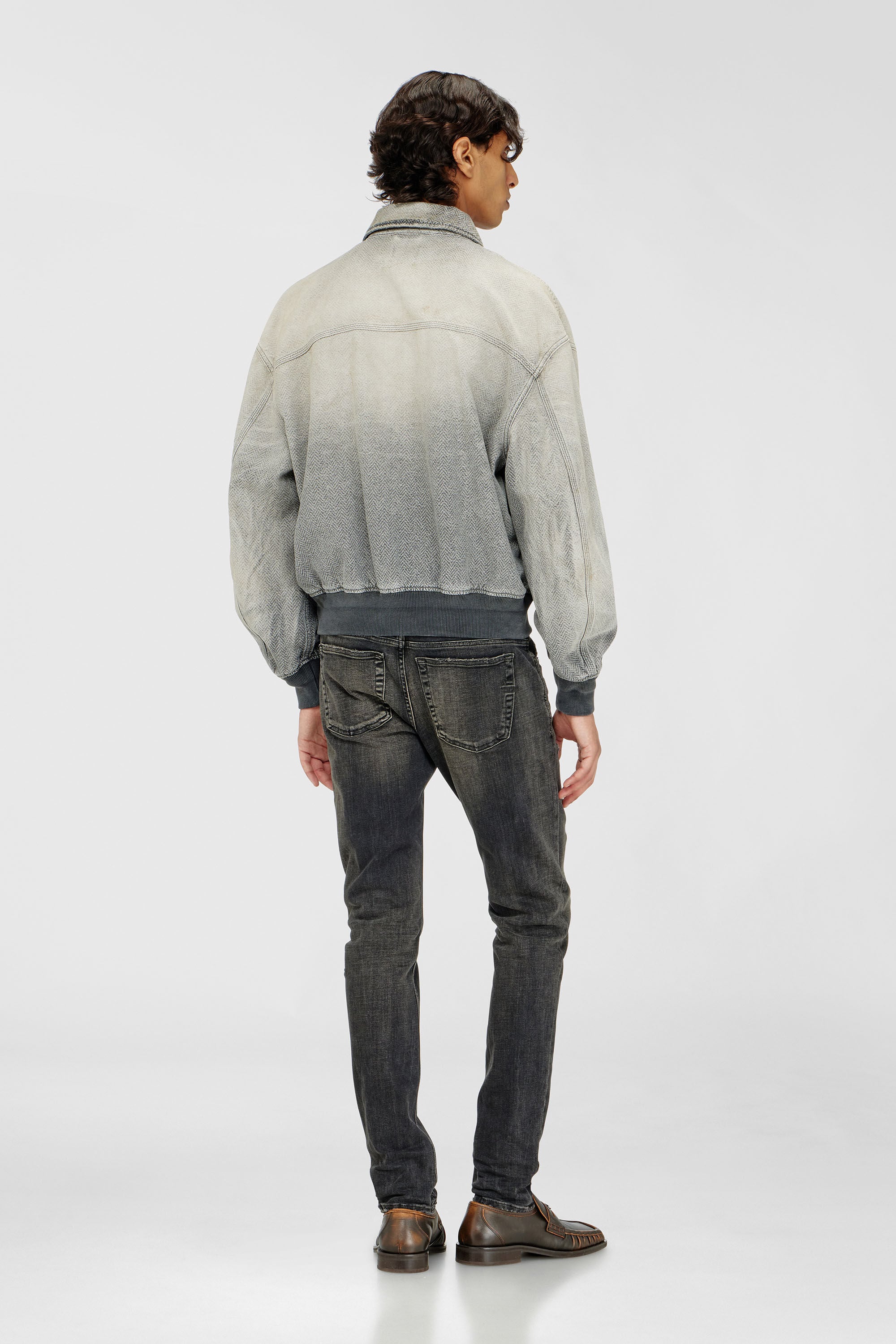 Diesel - Skinny Jeans 1979 Sleenker 09P77 Homme, Noir/Gris fonc&eacute; - Image 3