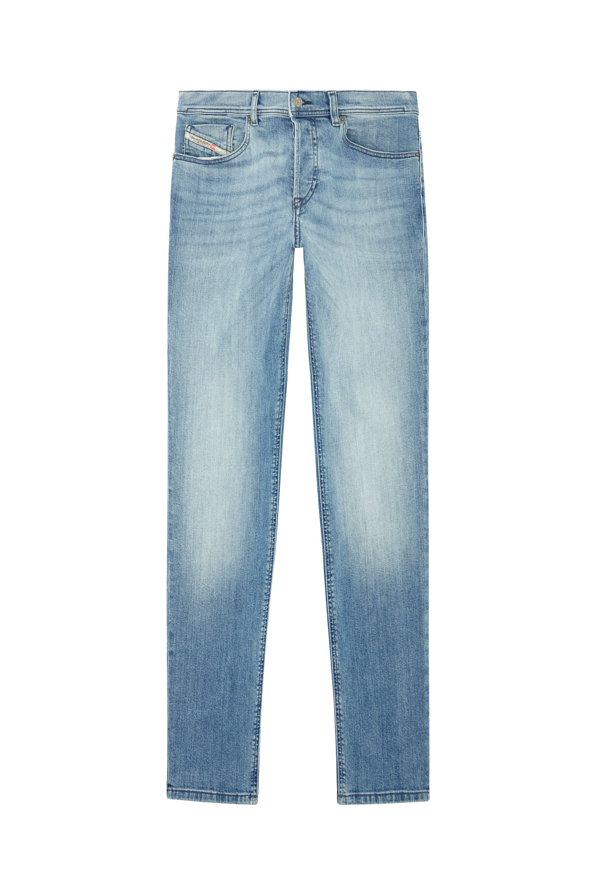 Diesel - Tapered Jeans 2023 D-Finitive 0GRDI, Bleu Clair - Image 2