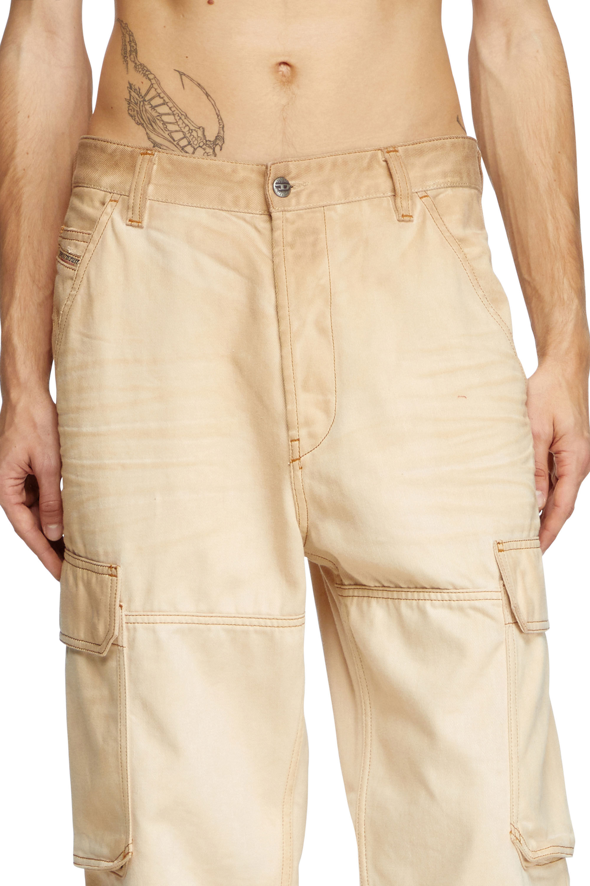 Diesel - Regular Jeans D-Uty 09L26 Homme, Beige - Image 5