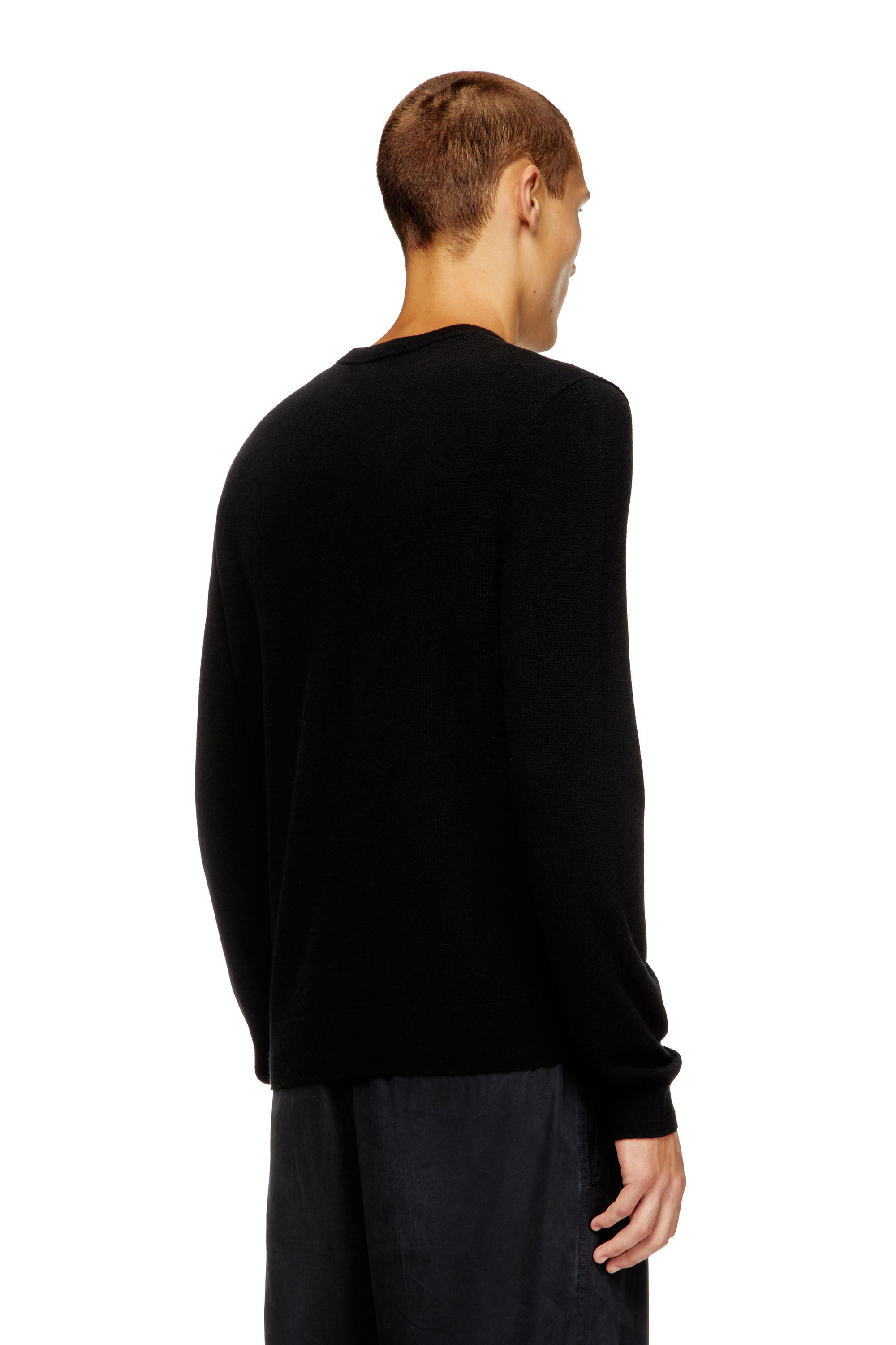 【送料&関税込】Diesel K-vieri Crewneck Jumper Men's Wool and cashmere jumper | Black | Diesel
