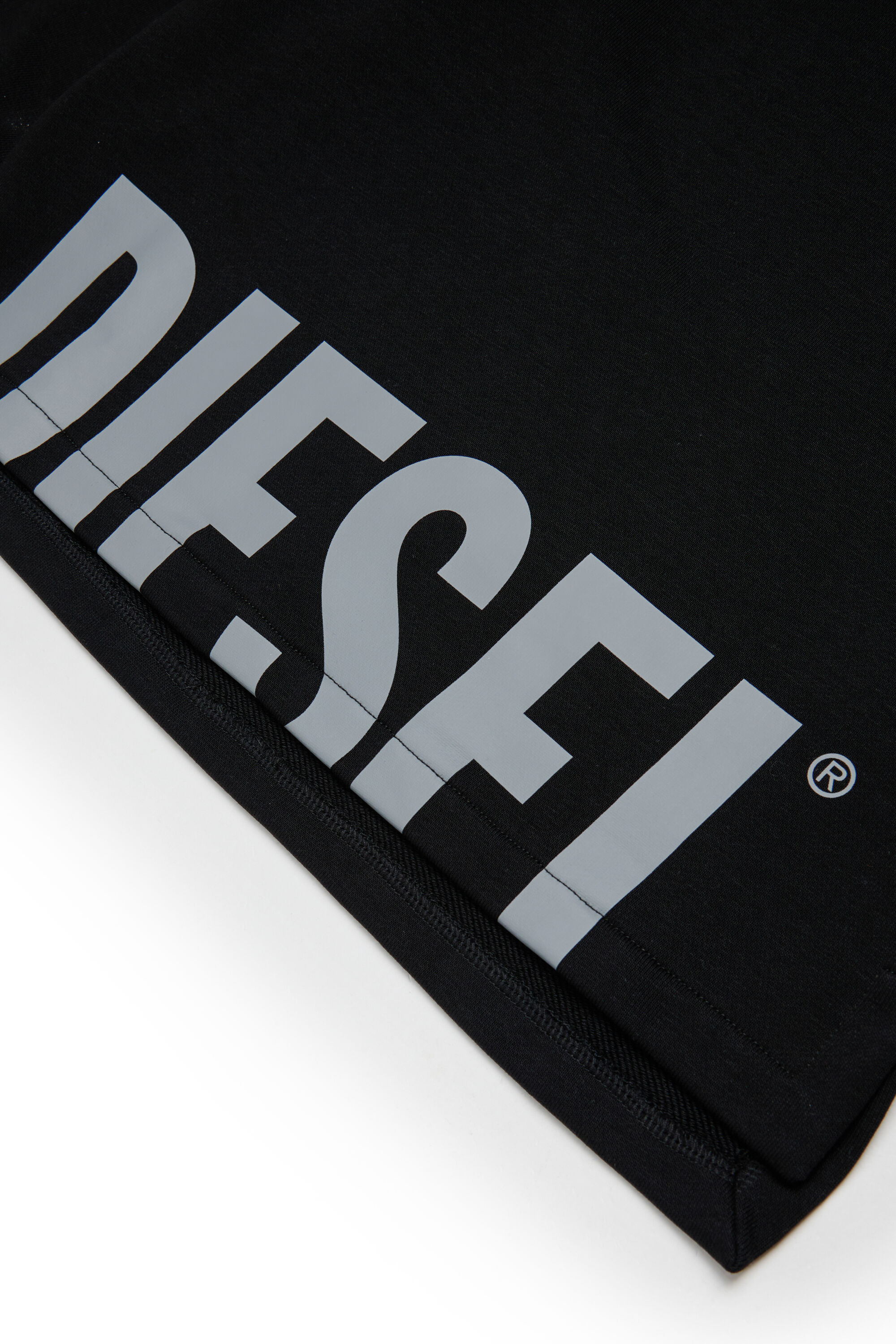 Diesel - SRES OVER, Sweat-shirt &agrave; logo d&eacute;coup&eacute; Homme in Noir - 4