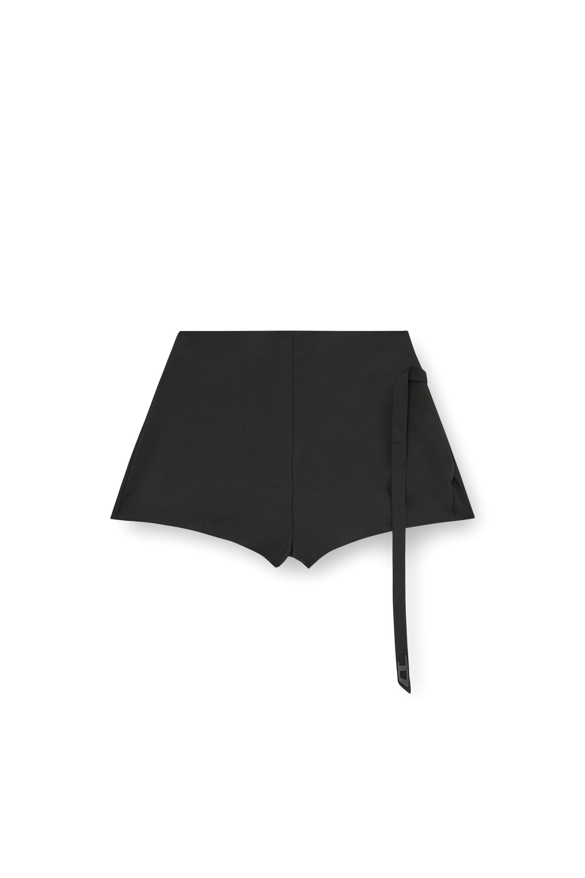 Diesel - P-SARTO, Shorts en taffetas &agrave; effet portefeuille Femme in Noir - 2