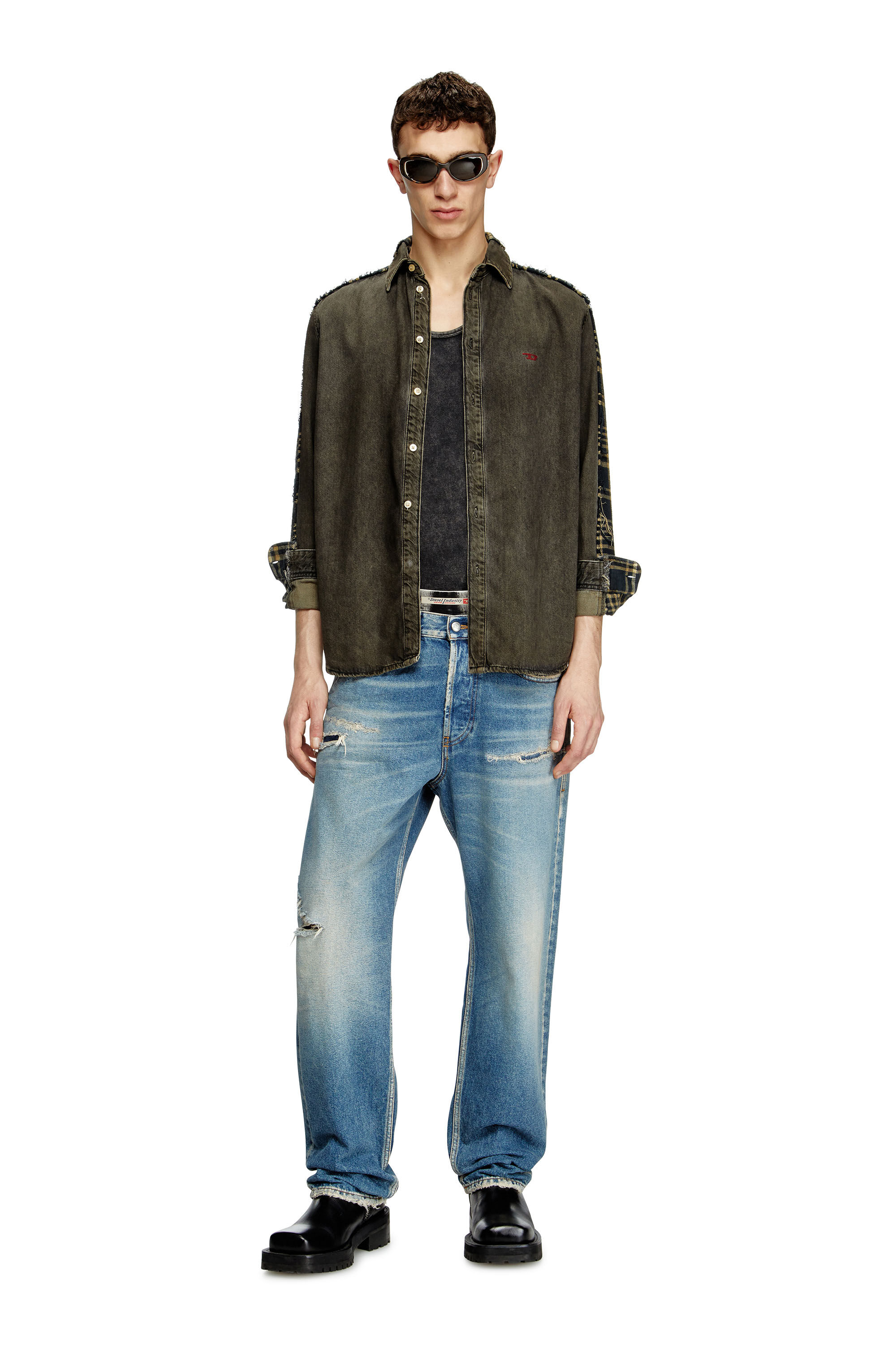 Diesel - Regular Jeans 2024 D-Macs 09L43 Homme, Bleu moyen - Image 1