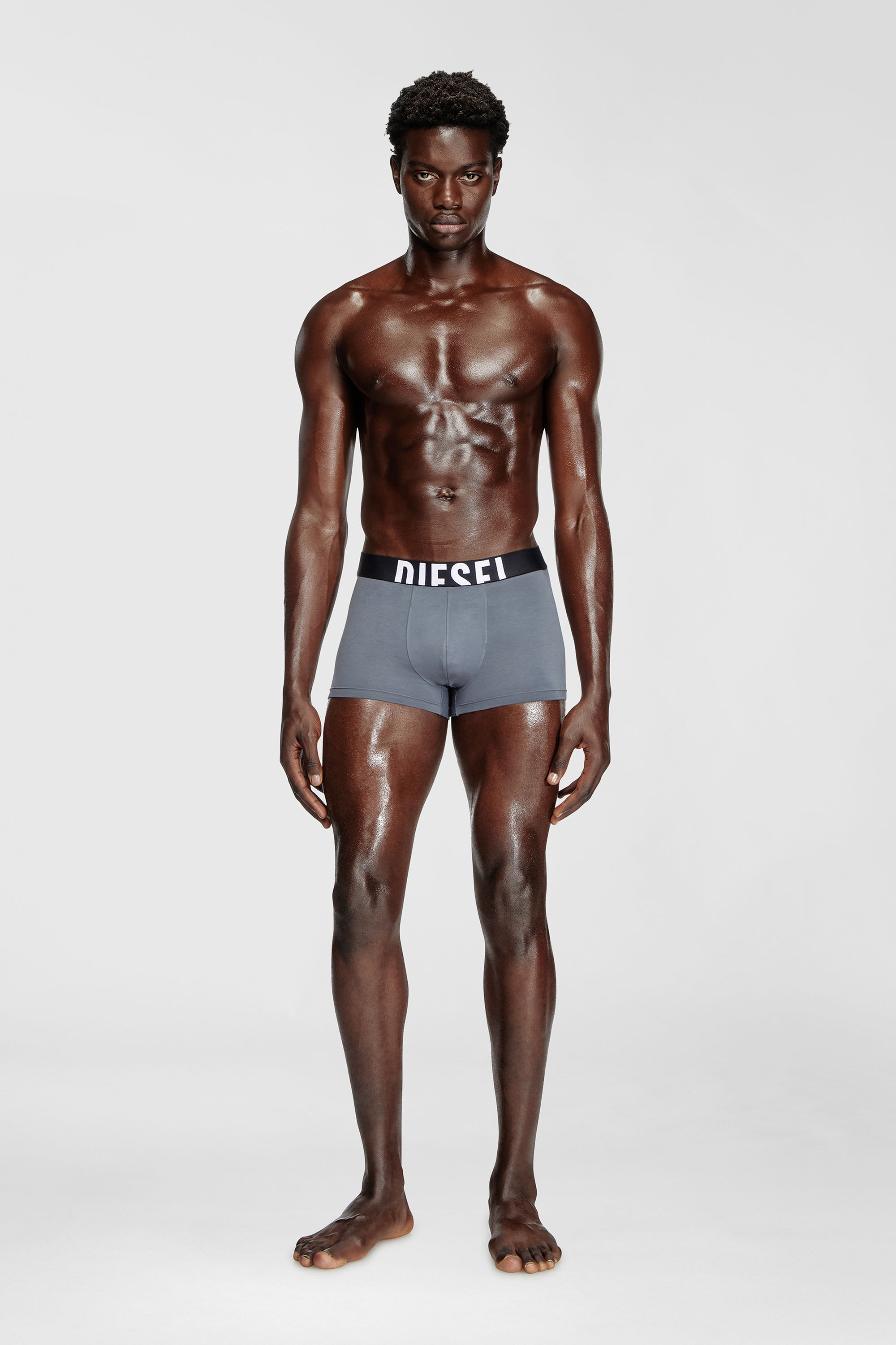 Diesel - DAMIEN-D-POP-3PACK-40, Lot de trois boxers en coton stretch Homme in Polychrome - 1