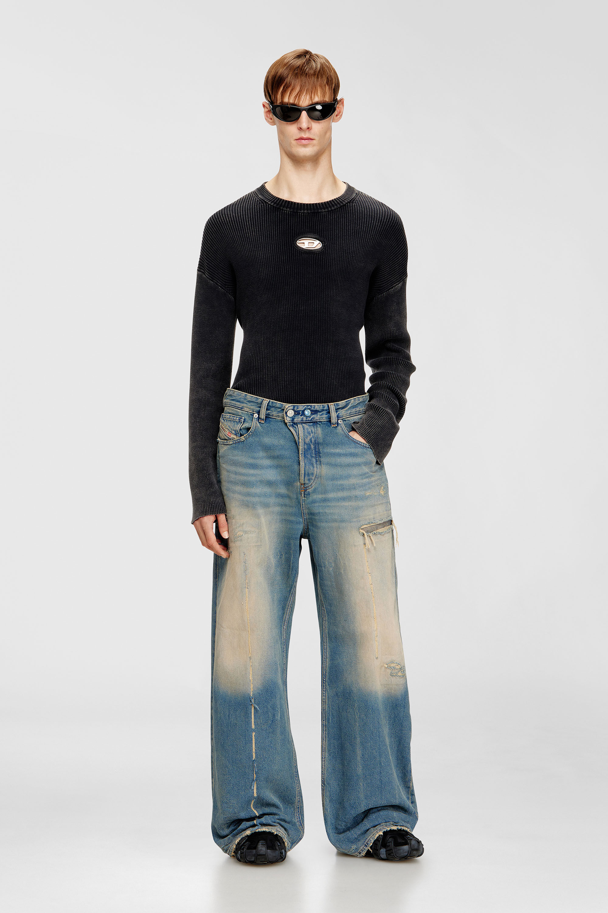 Diesel - Relaxed Jeans 1996 D-Sire 09N29 Mixte, Bleu moyen - Image 5