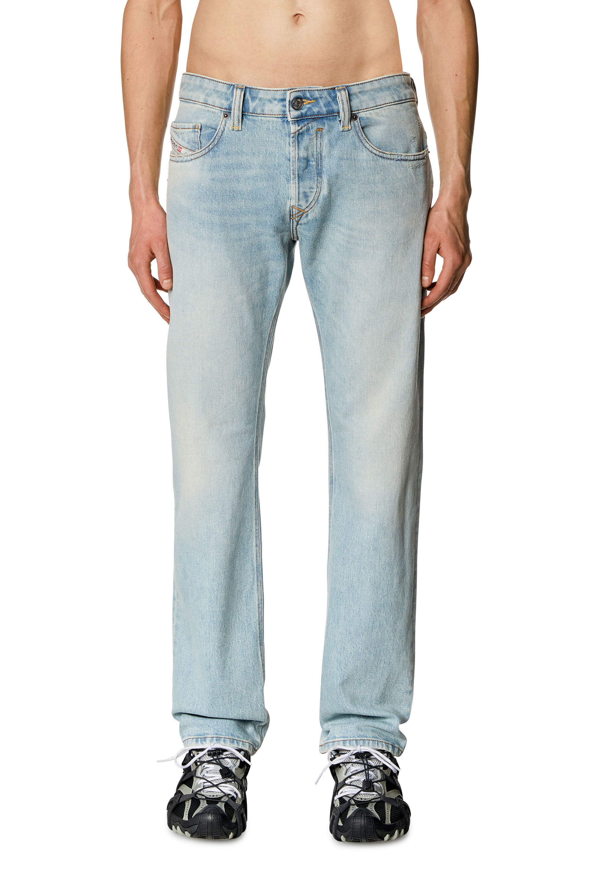 Diesel - Regular Jeans Safado 09H41 Homme, Bleu Clair - Image 2