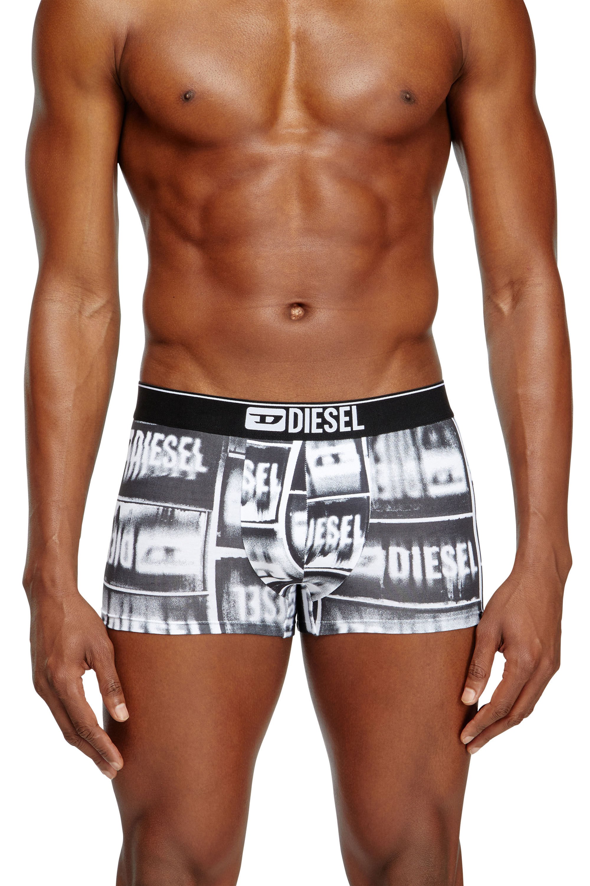 Diesel - DAMIEN-D-BOX-3PACK, Lot de 3 boxers en coton stretch Homme in Polychrome - 3