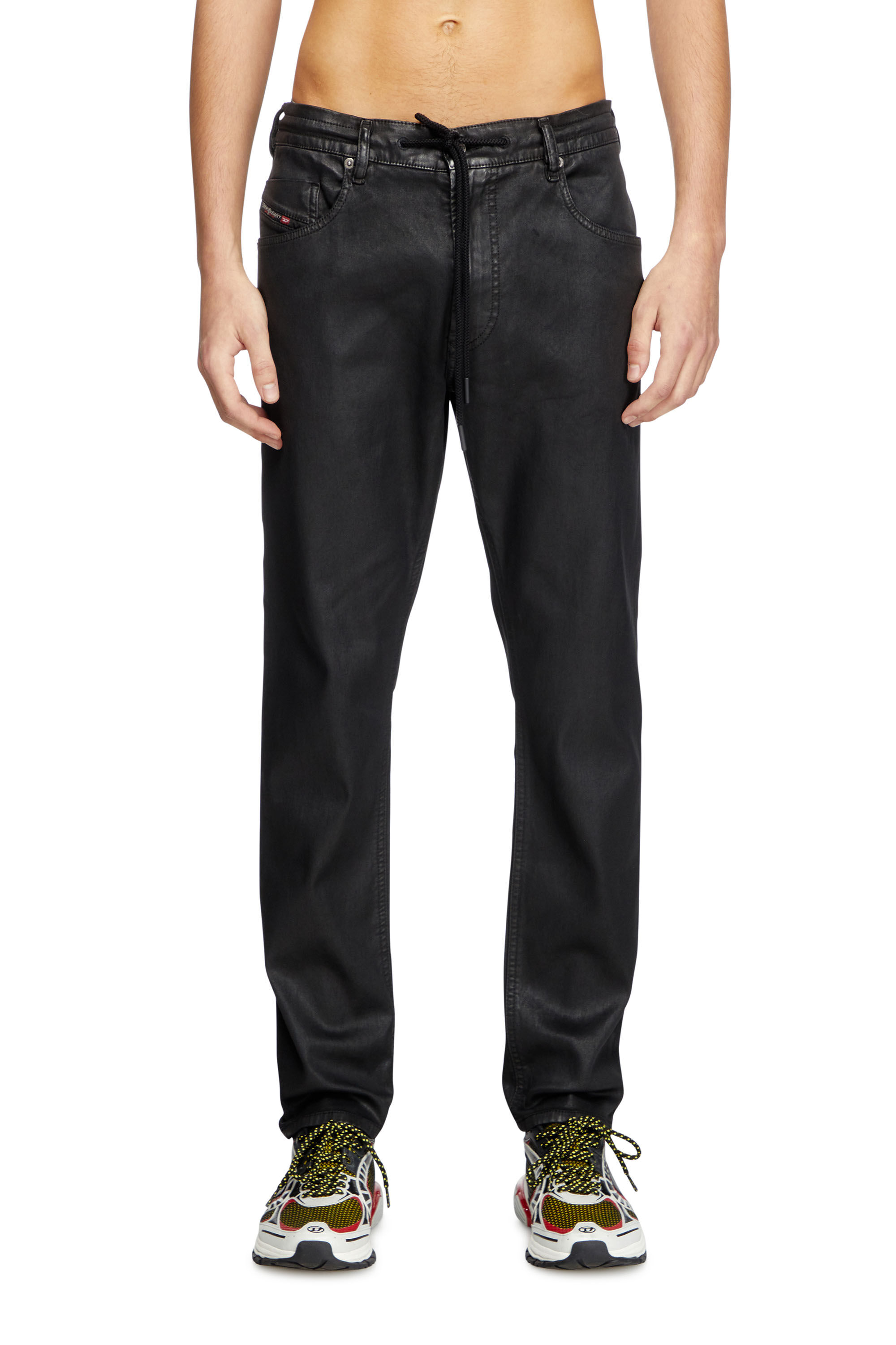 Diesel - Regular 2030 D-Krooley Joggjeans® 068PX Homme, Noir/Gris foncé - Image 3