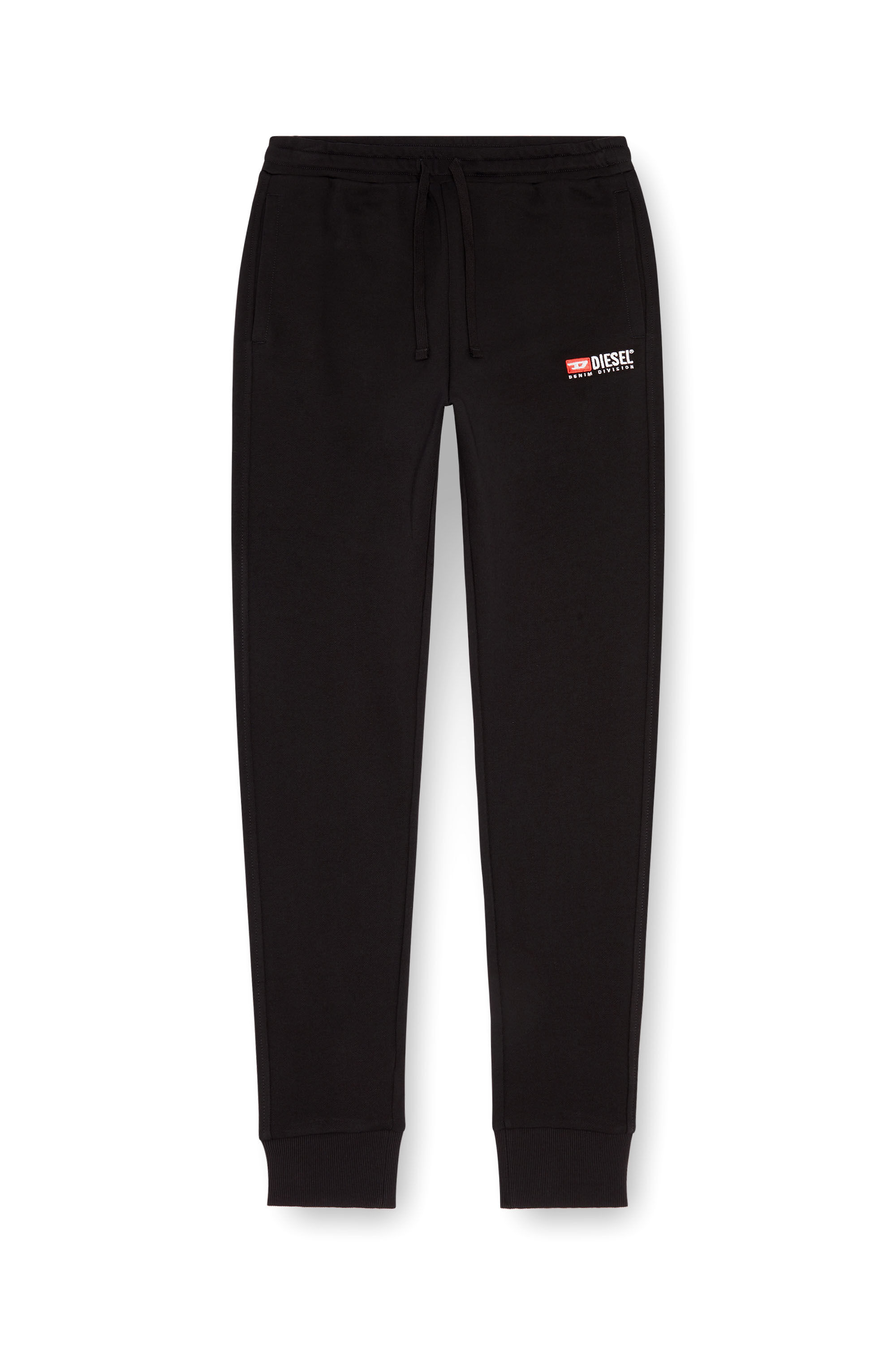 Diesel - P-TARY-DIV, Pantalon de survêtement avec logo brodé Homme in Noir - 2