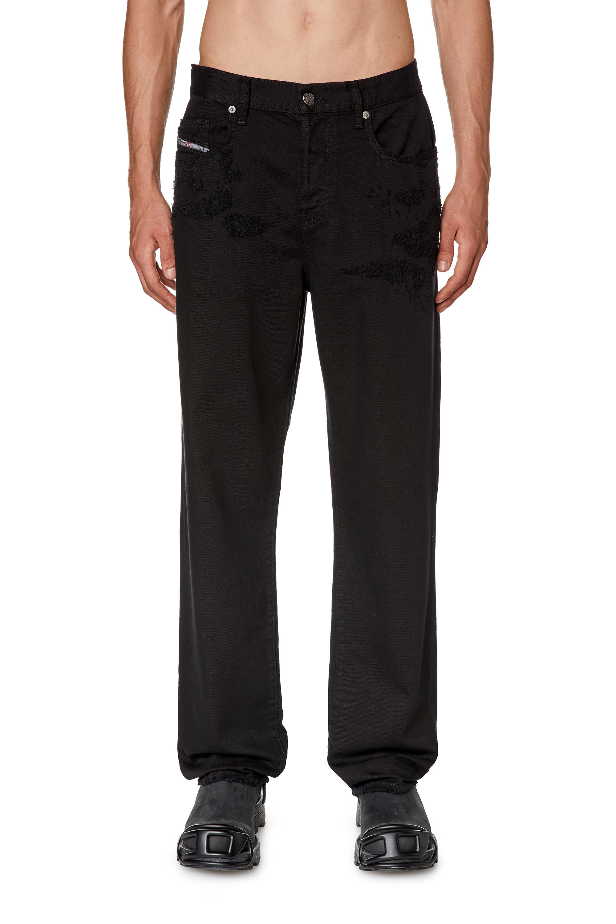 Diesel - Straight Jeans 2020 D-Viker 068HJ, Black/Dark grey - Image 3