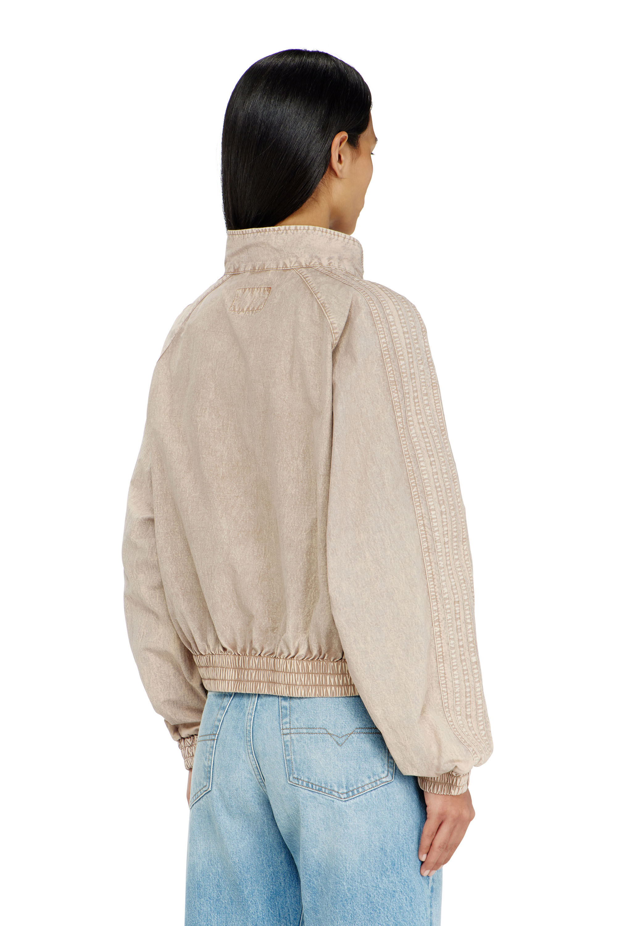 Diesel - G-ARDEN, Coupe-vent en Taslan trait&eacute; Femme in Beige - 4