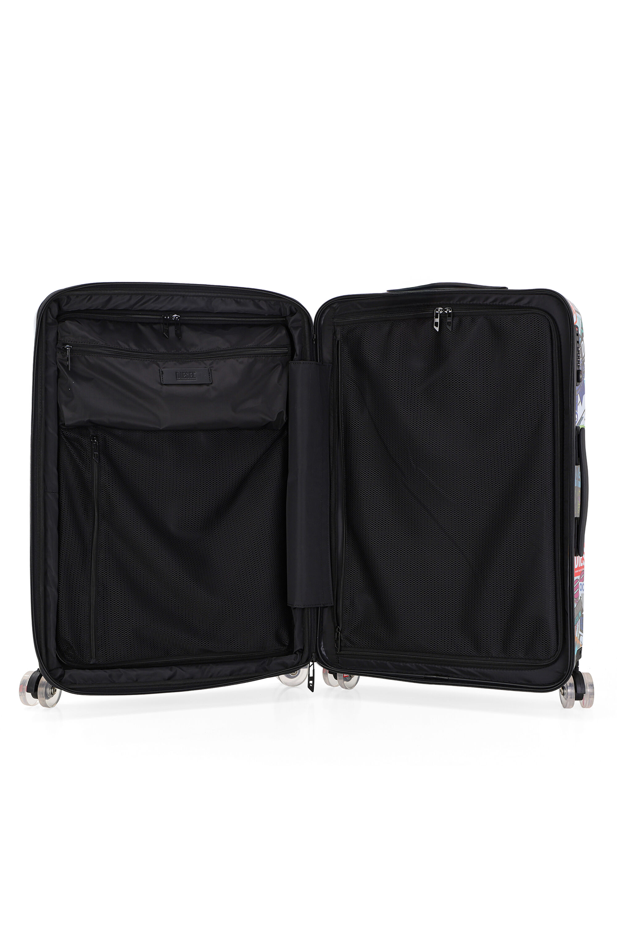 Diesel - DIESEL PC PRINTED TROLLEY-STICKERS- DSL0, Valise taille M style autocollants Mixte in Polychrome - 3