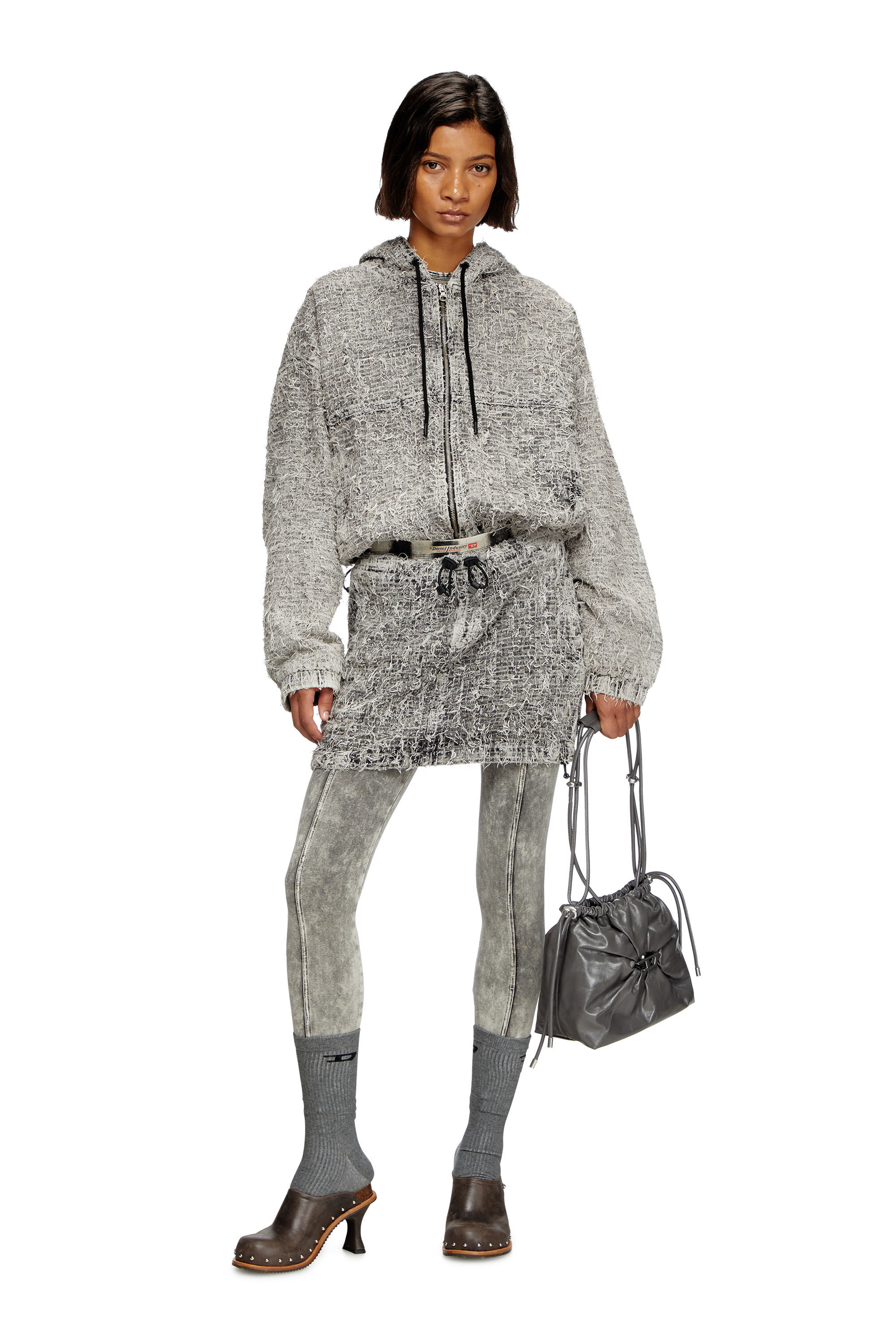 早い者勝ち!!! DIESE ◆ クロスボディバッグ｜Scrunch-D Bucket Women's Scrunch-D-Bucket bag in shiny wrinkled leather