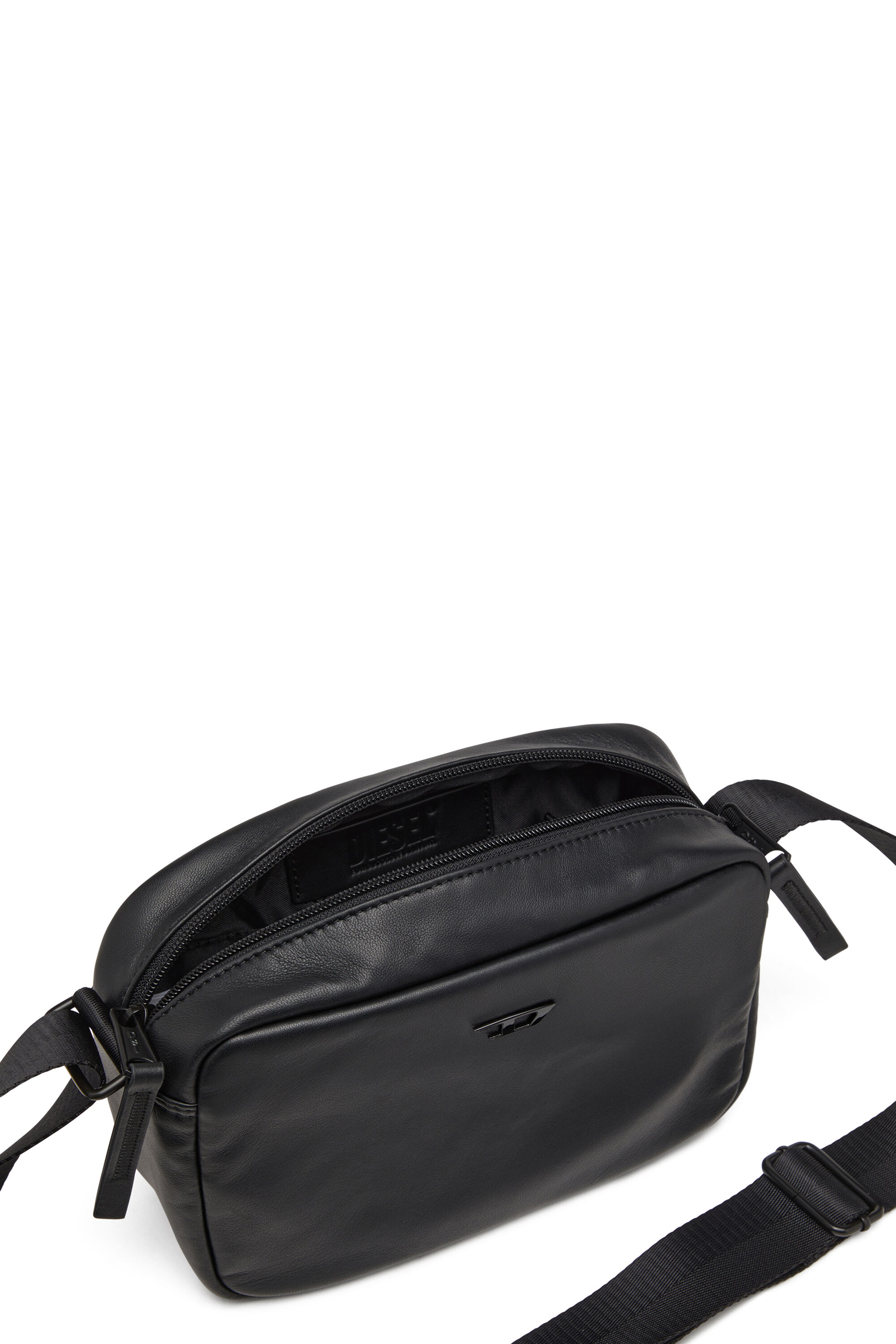 Diesel - RAVE CAMERA BAG X, Rave-Sac caméra en cuir nappa Homme in Noir - 2