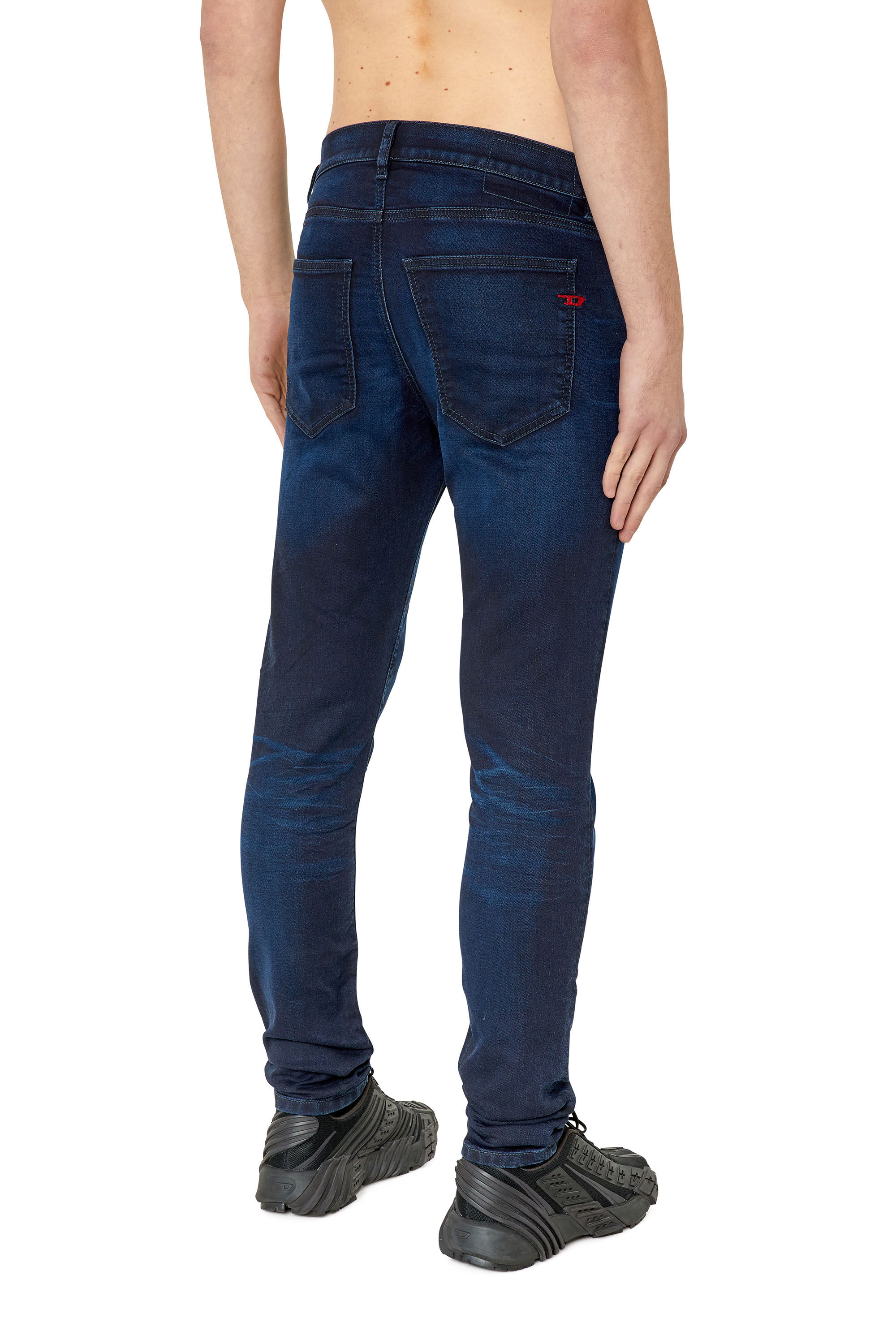 Diesel - Slim 2060 D-Strukt Joggjeans® 068CU Homme, Bleu Foncé - Image 4
