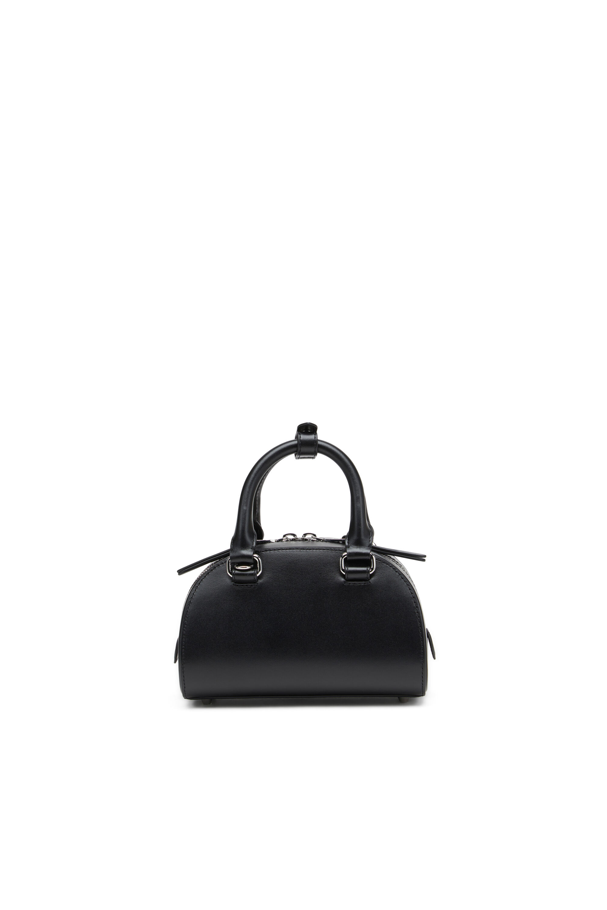 Diesel - 1DR DOME CROSSBODY, Mini sac bowling en cuir Femme in Noir - 3