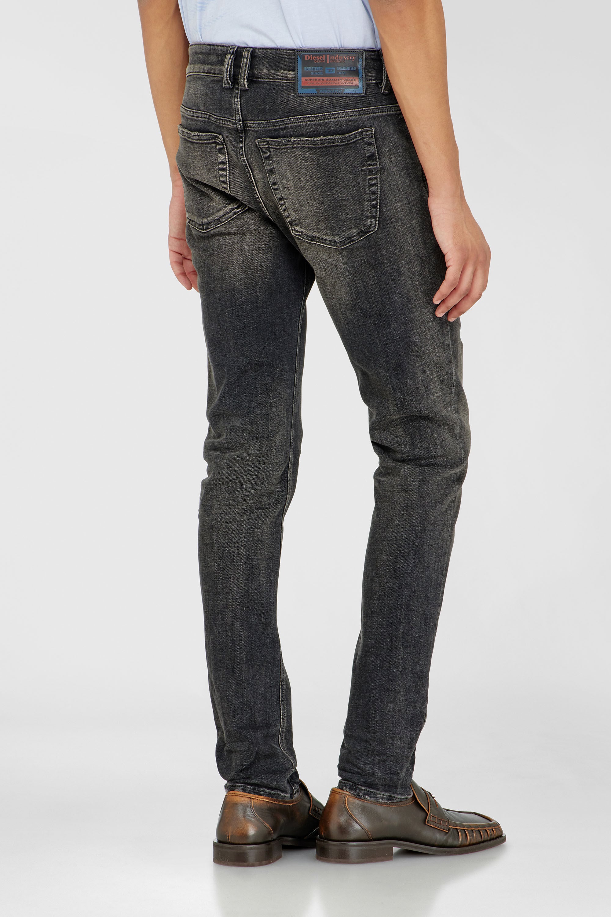 Diesel - Skinny Jeans 1979 Sleenker 09P77 Homme, Noir/Gris fonc&eacute; - Image 5