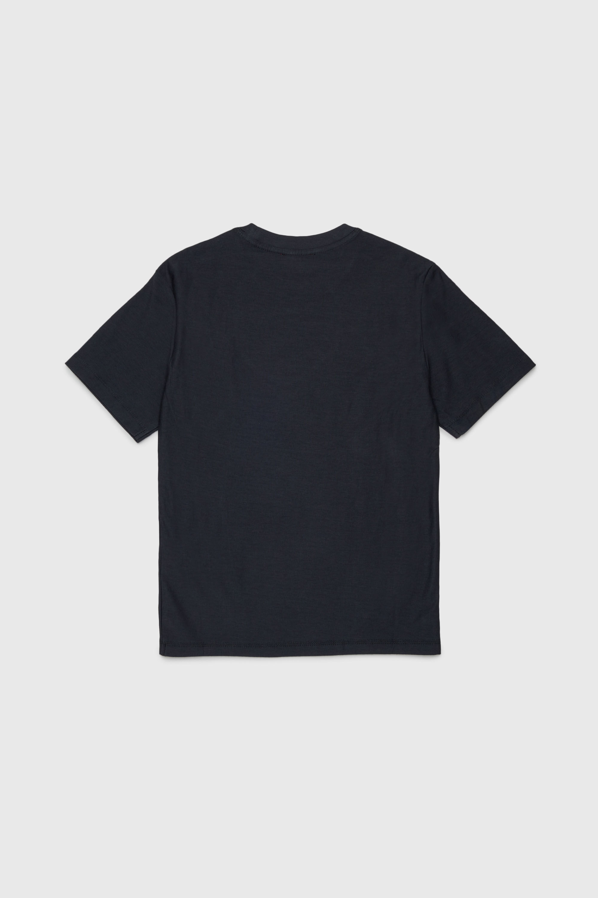 Diesel - TFRIT OVER, T-shirt avec logo Oval D et effet chin&eacute; Homme in Noir - 2