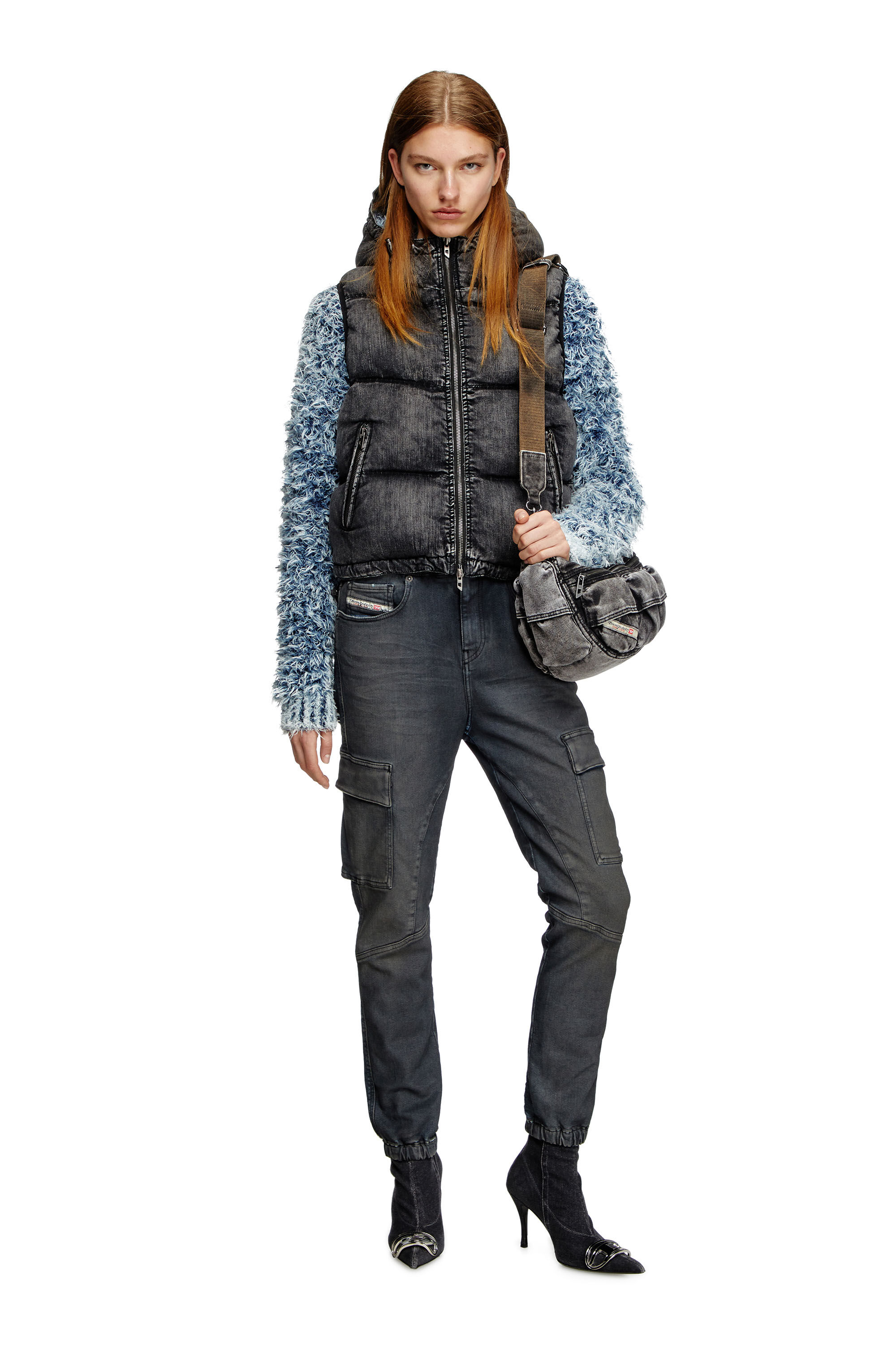 Diesel - Regular 2051 D-Ursy Joggjeans® 09L13 Femme, Bleu Foncé - Image 1