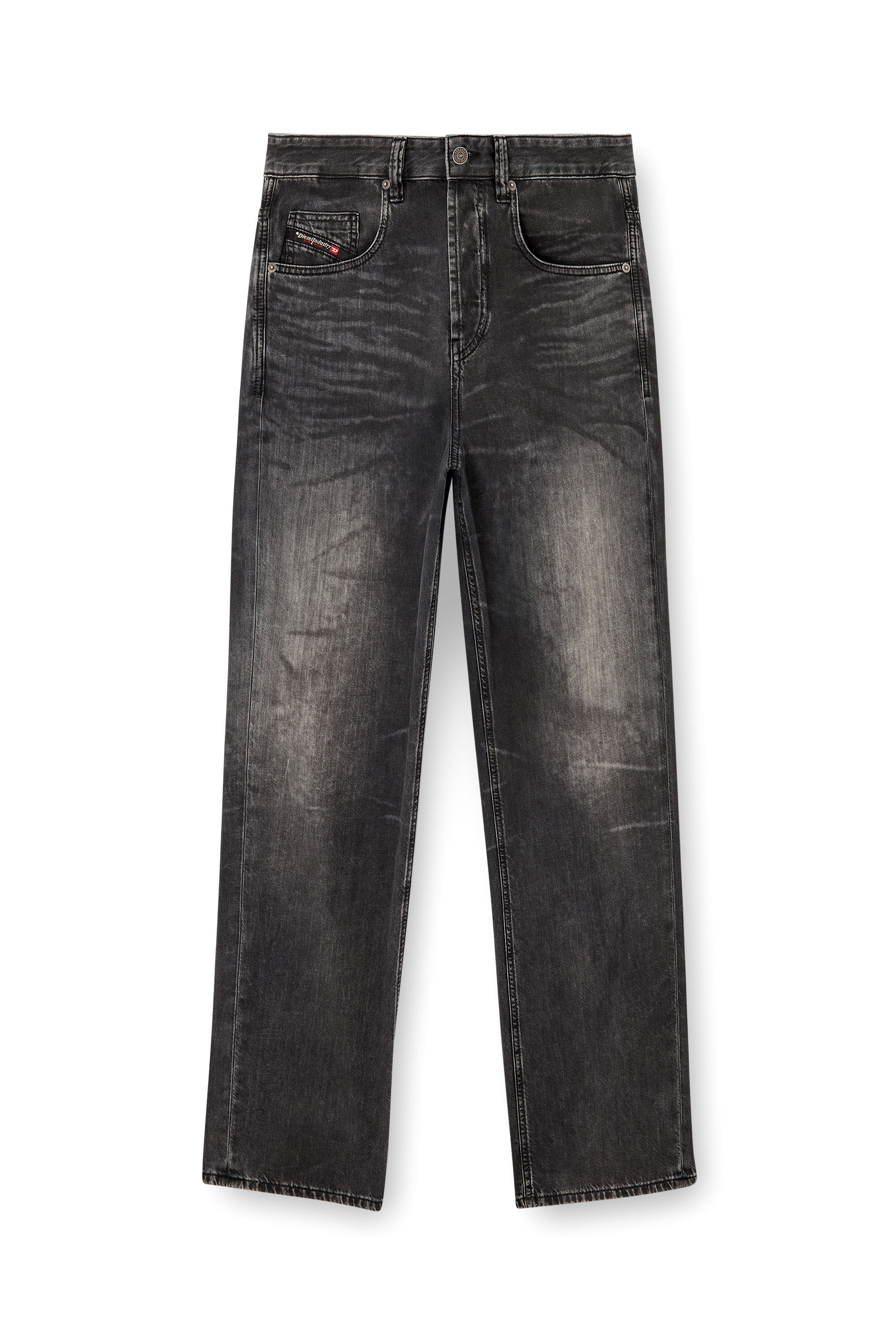 Men's Relaxed Jeans | Black/Dark grey | Diesel 2001 D-Macro