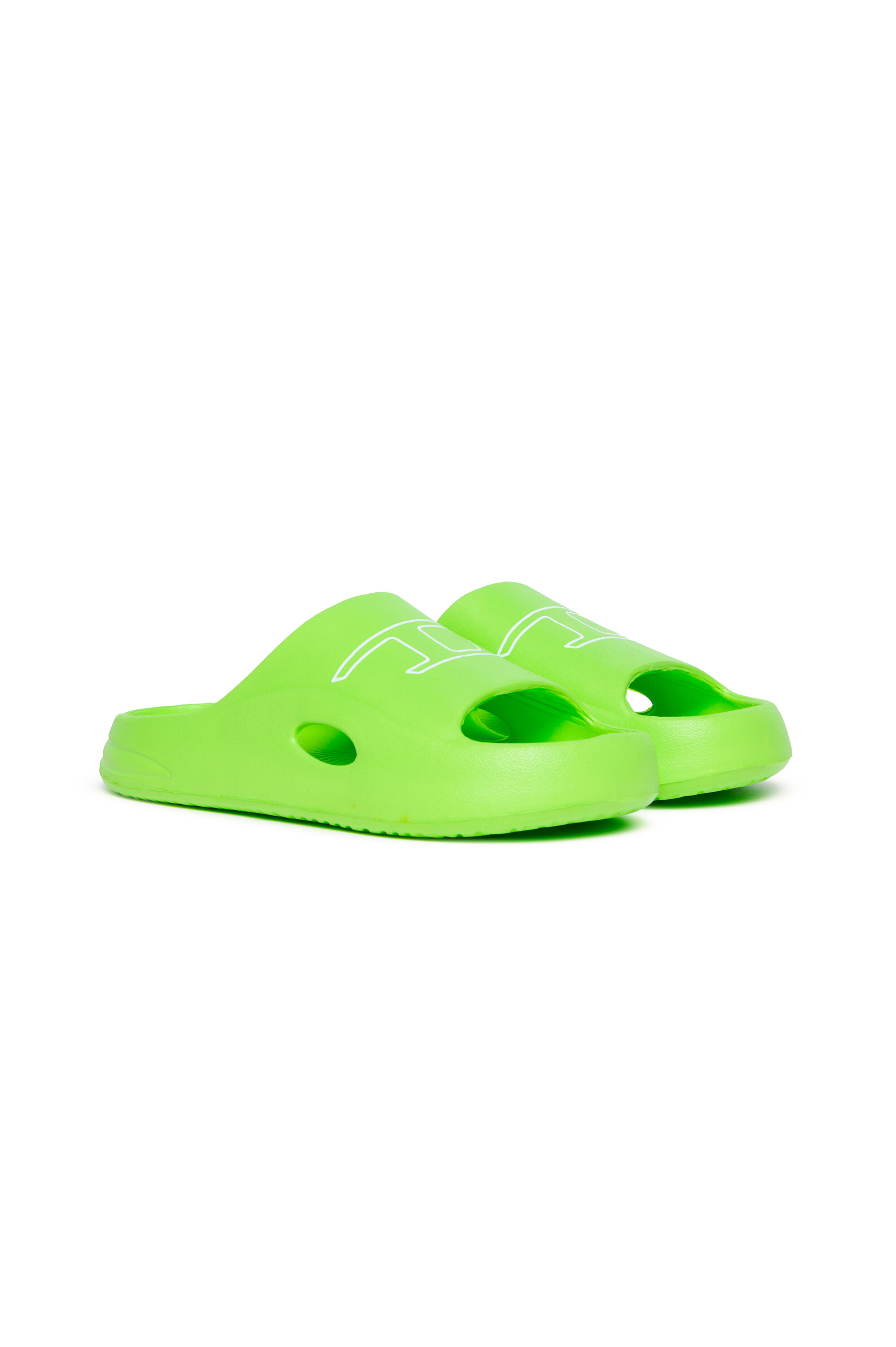 Diesel - SA-CHUNCKY D, Claquettes de piscine en EVA avec imprimé à logo Mixte in Vert - 2