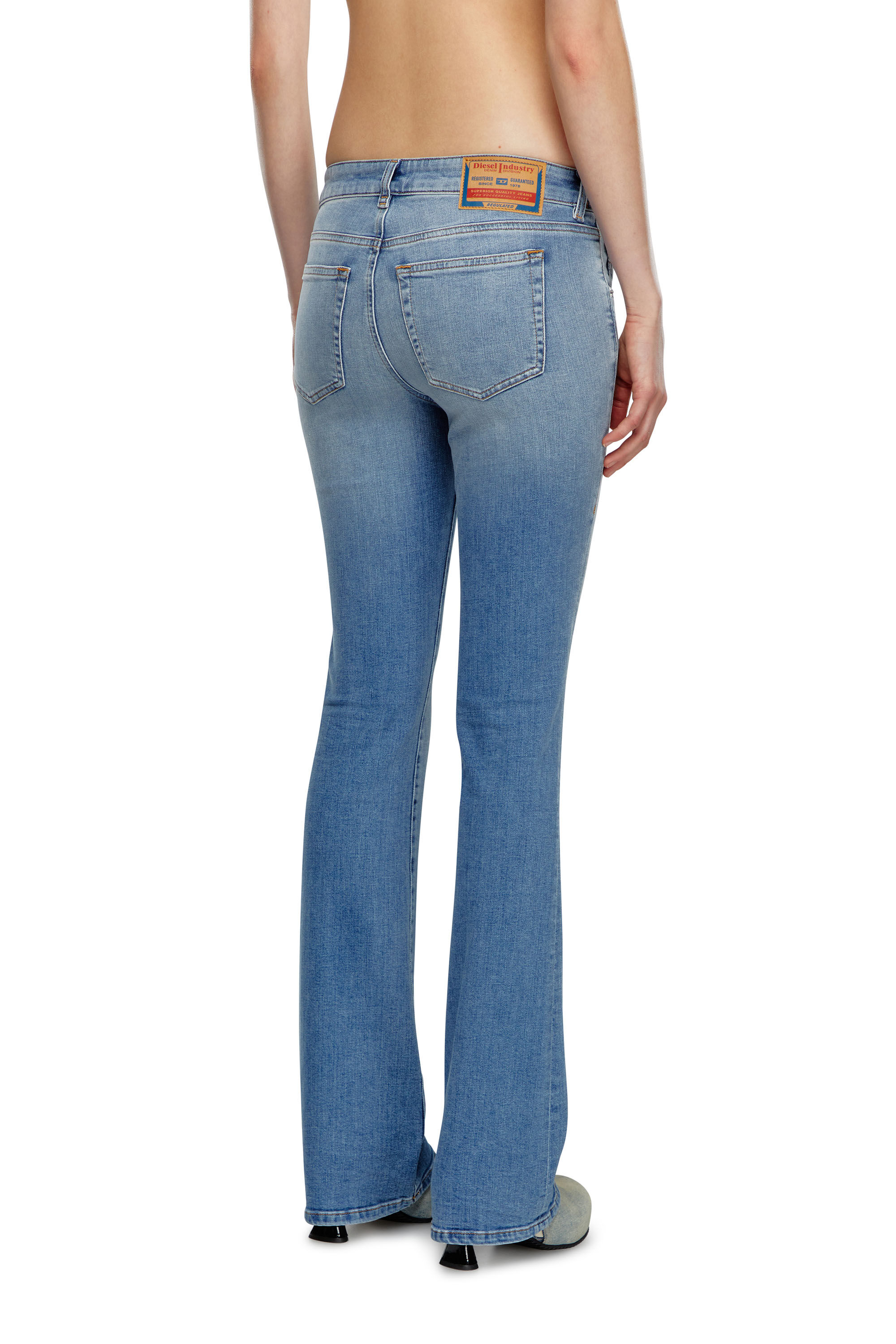 1969 D-Ebbey - Bootcut and Flare Jeans |Light Blue| Diesel