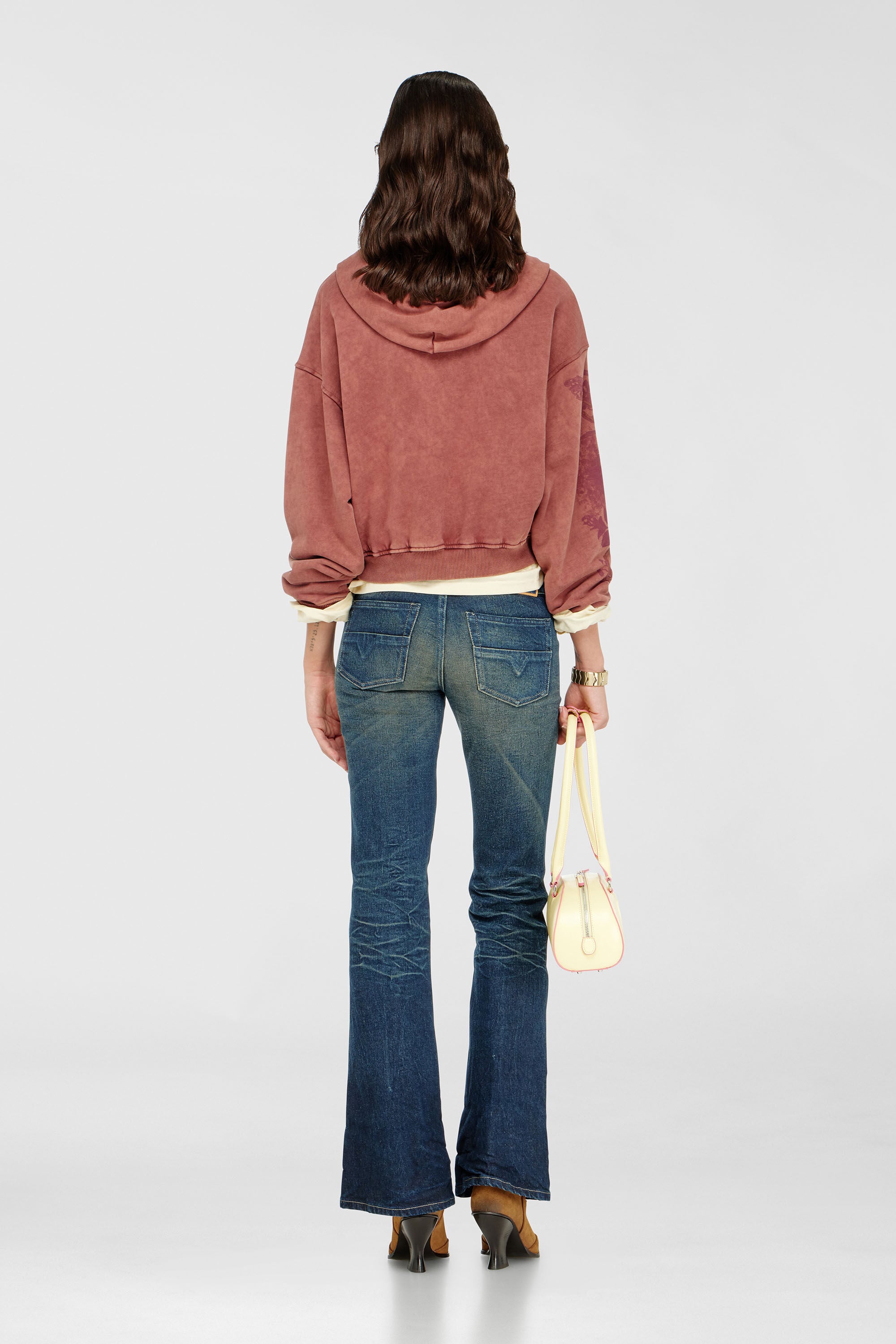 Diesel - Bootcut Jeans D-Hush 007EH Femme, Bleu Fonc&eacute; - Image 3