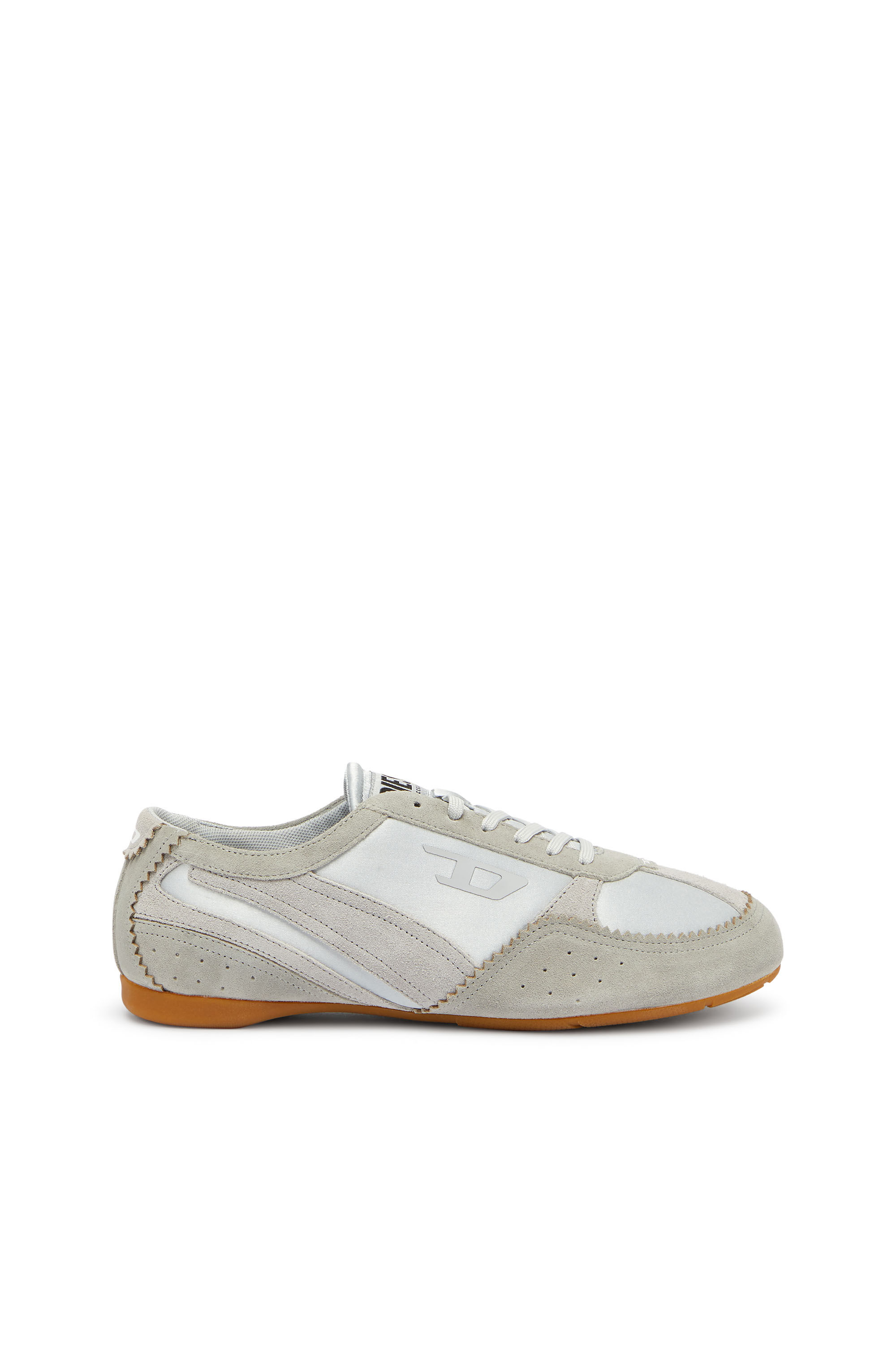 Diesel - D-MILE LOW II W, D-Mile-Baskets avec empi&egrave;cements en su&egrave;de Femme in Bleu - 1