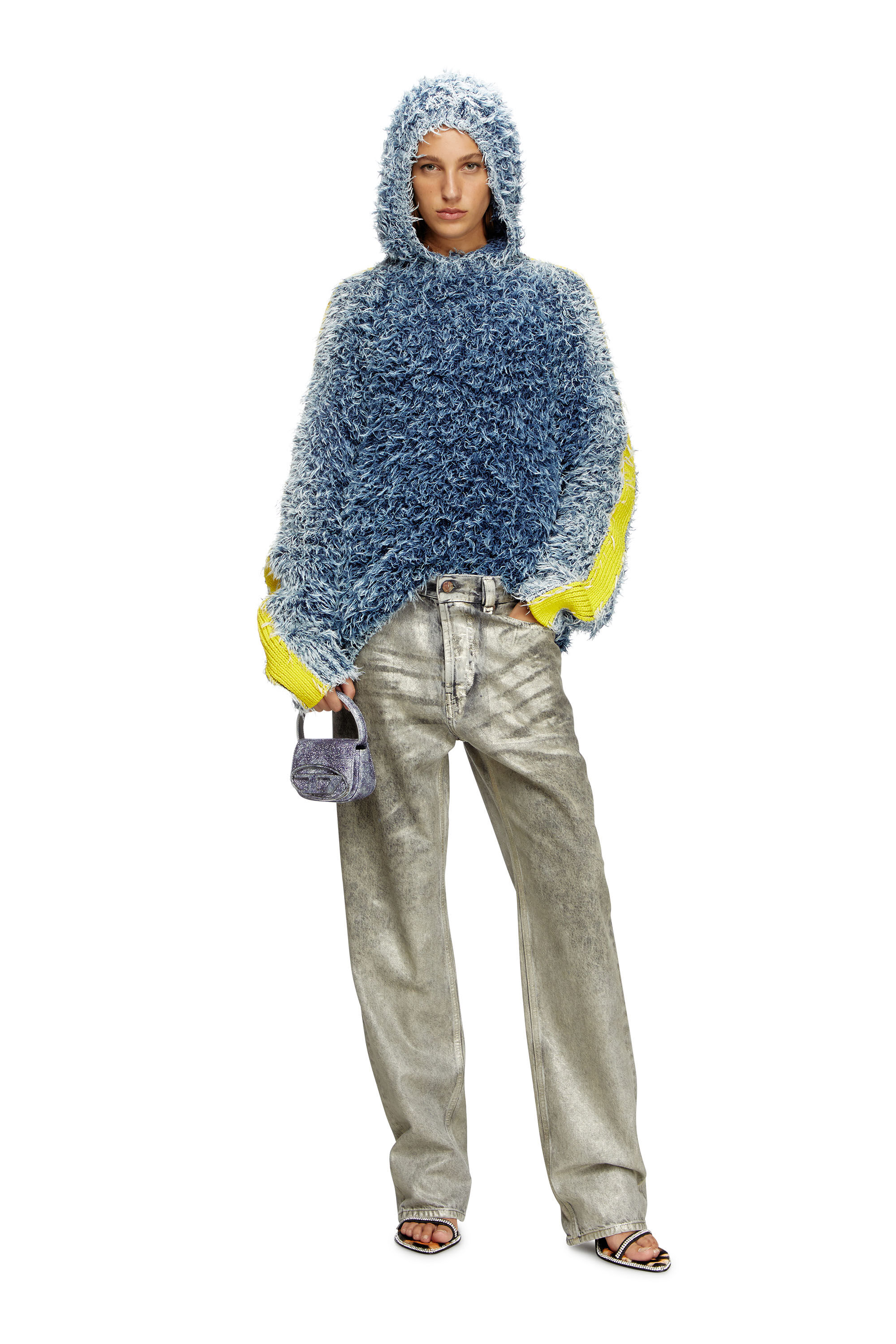 デニム・ジーパン DIESEL Woman Jeans Grey A1734409L79 02 Women's Regular Jeans | Light Grey | Diesel 1988 D-Ark