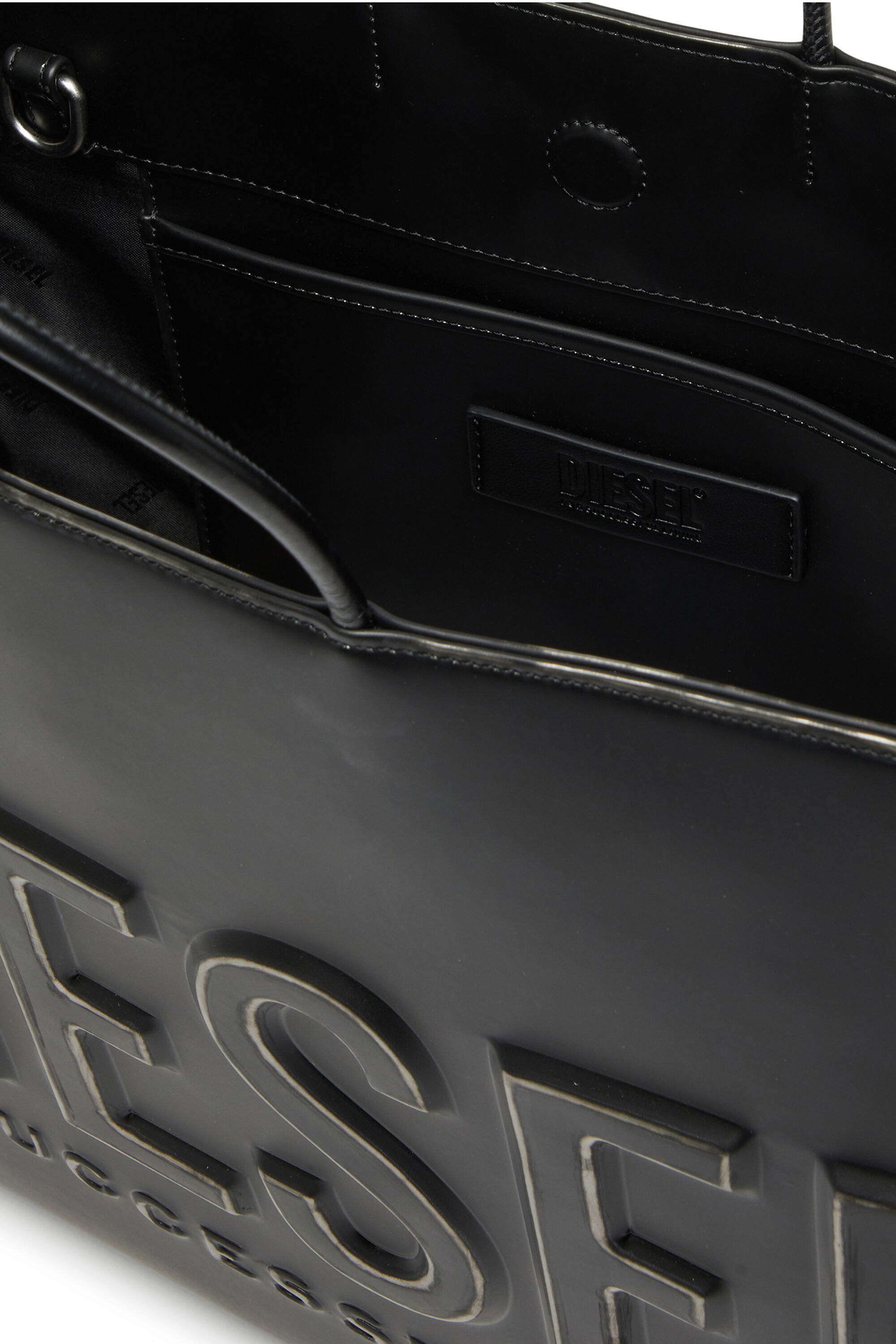 Diesel - DSL 3D TOTE EW X, Dsl 3D Sac avec bandoulière réglable Mixte in Noir - 5