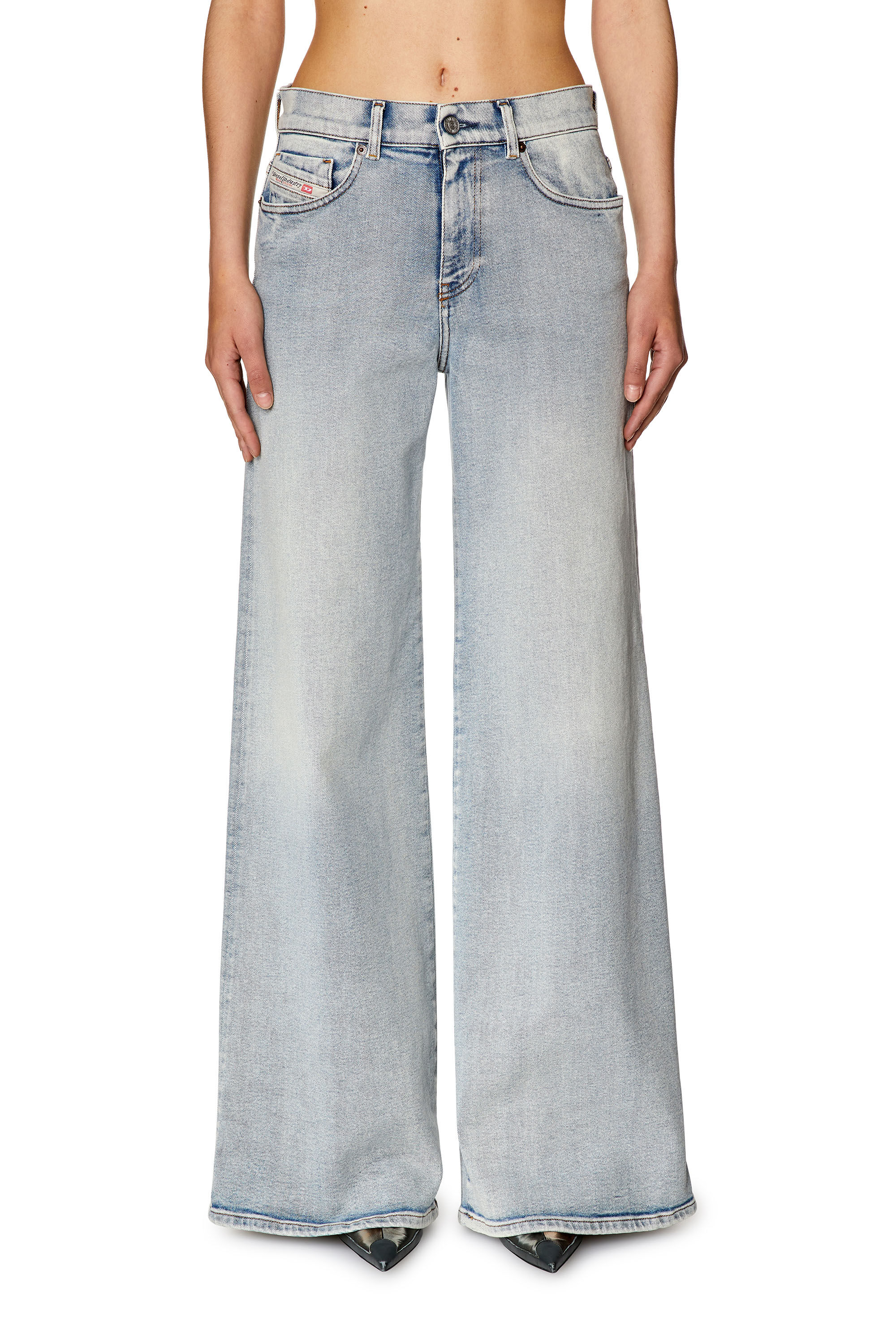 Diesel - Bootcut and Flare Jeans 1978 D-Akemi 9C08L, Light Blue - Image 3