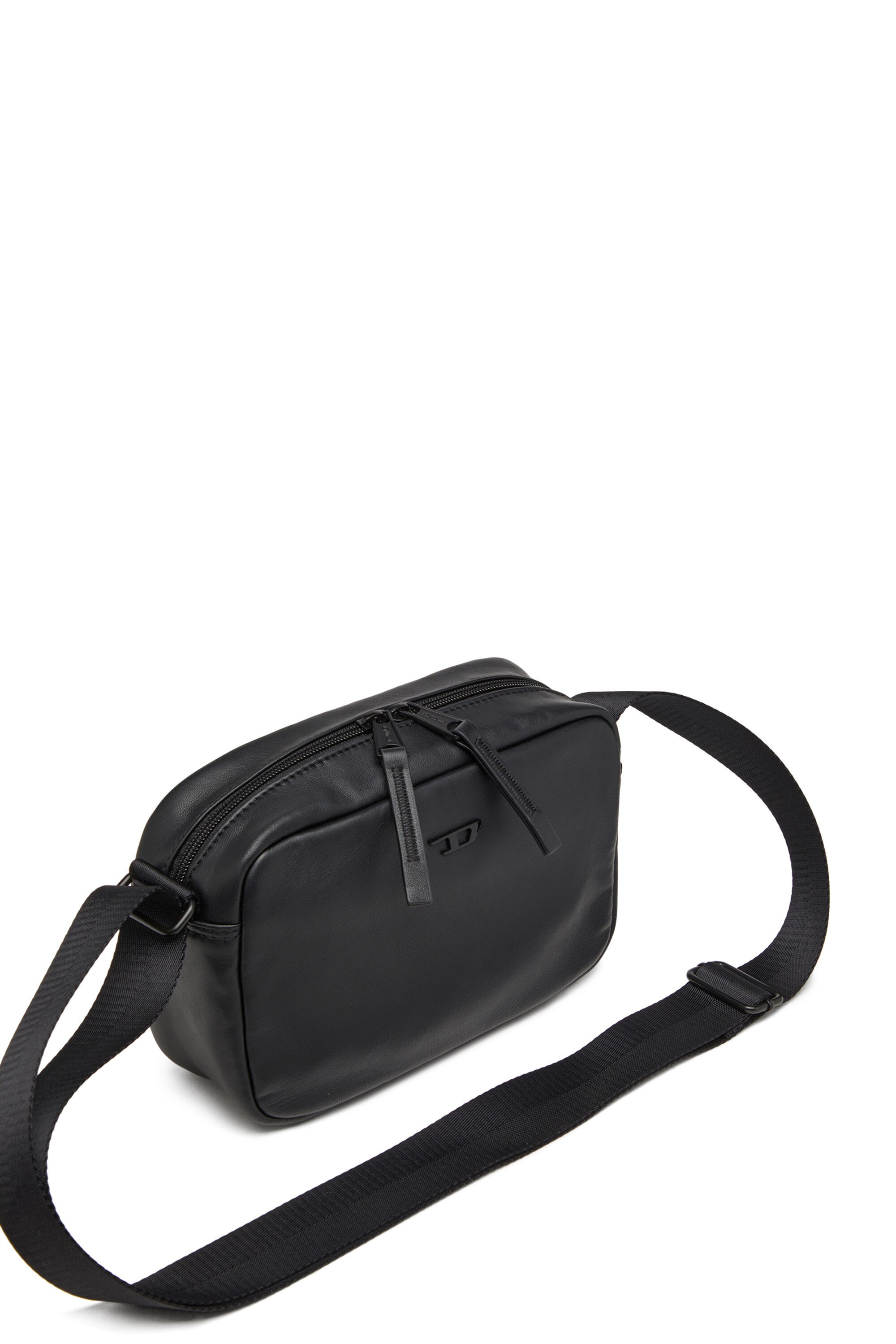 Diesel - RAVE CAMERA BAG X, Rave-Sac caméra en cuir nappa Homme in Noir - 5