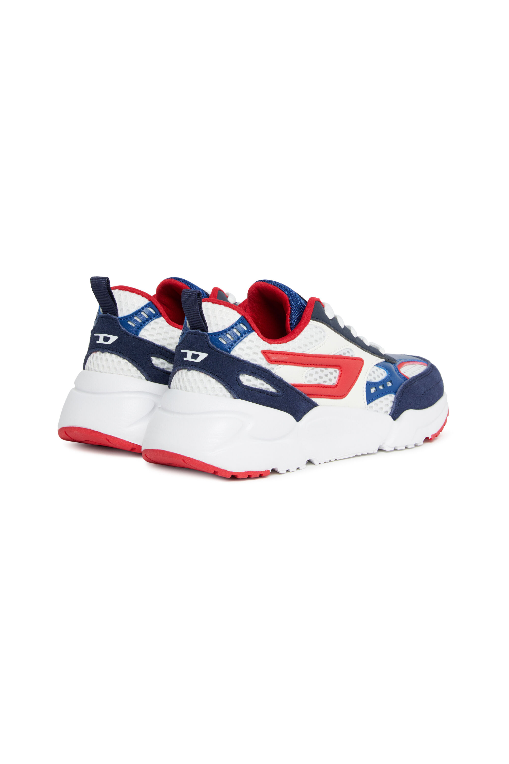 Diesel - S-MILLENIUM SPORT LC, Sneakers en mesh, cuir suédé et PU Mixte in Polychrome - 3