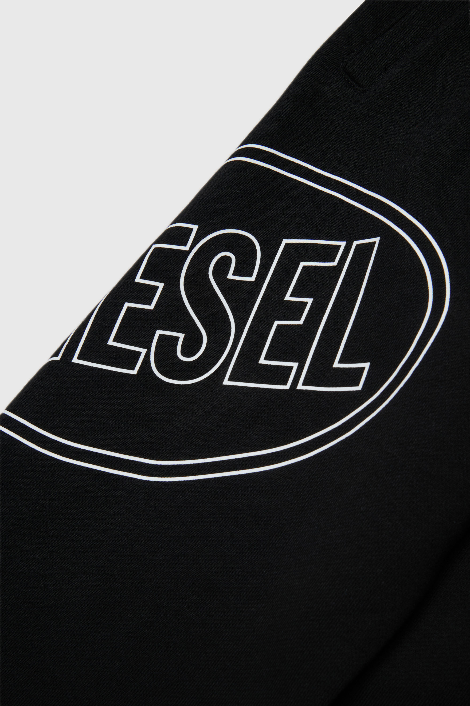 Diesel - PCIRCLE, Pantalon de surv&ecirc;tement avec imprim&eacute; sur le c&ocirc;t&eacute; Homme in Noir - 4