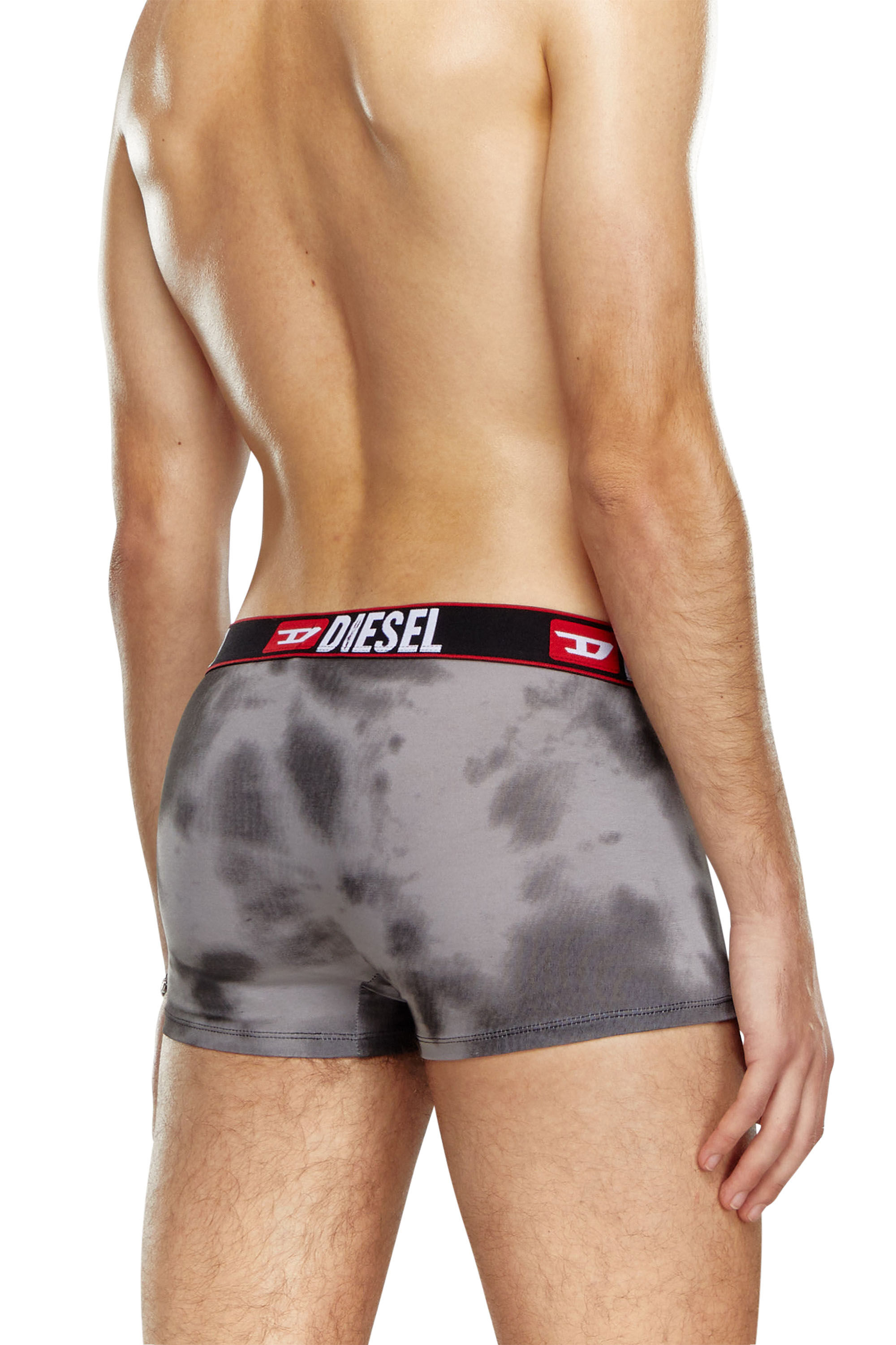 Diesel - UMBX-DAMIEN, Man's Boxer briefs with cloudy print in Black - 4