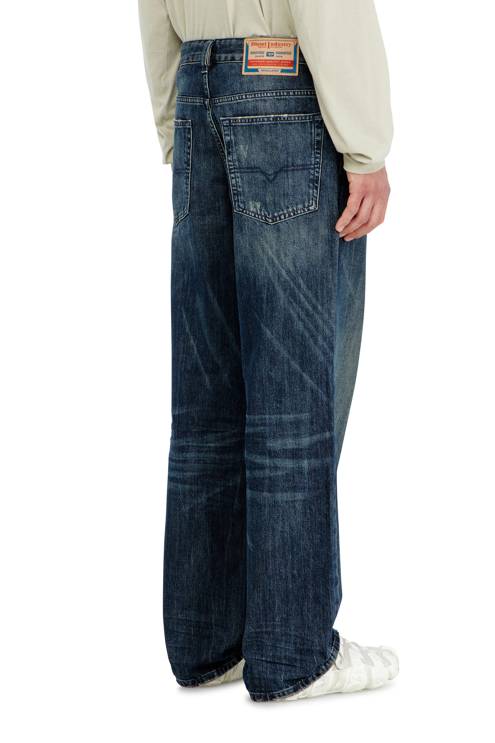 Diesel - Relaxed Jeans 2001 D-Macro 0ADBZ Homme, Bleu Fonc&eacute; - Image 5