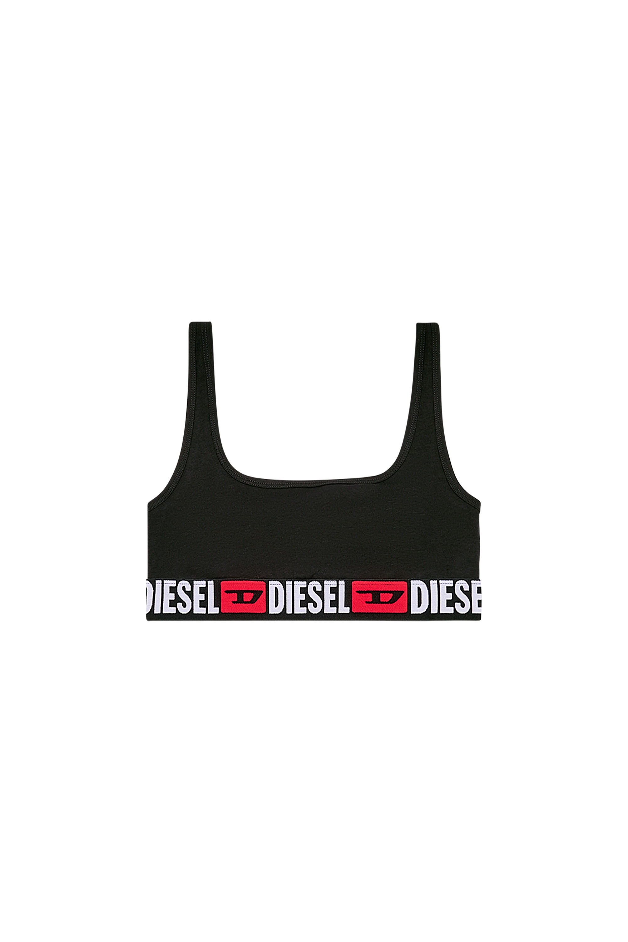 ブラジャー DIESEL | UFSB-ORIBA BRA BLACK A13122 0NJAP 9XX Women's Bralette with logo band | Black | Diesel