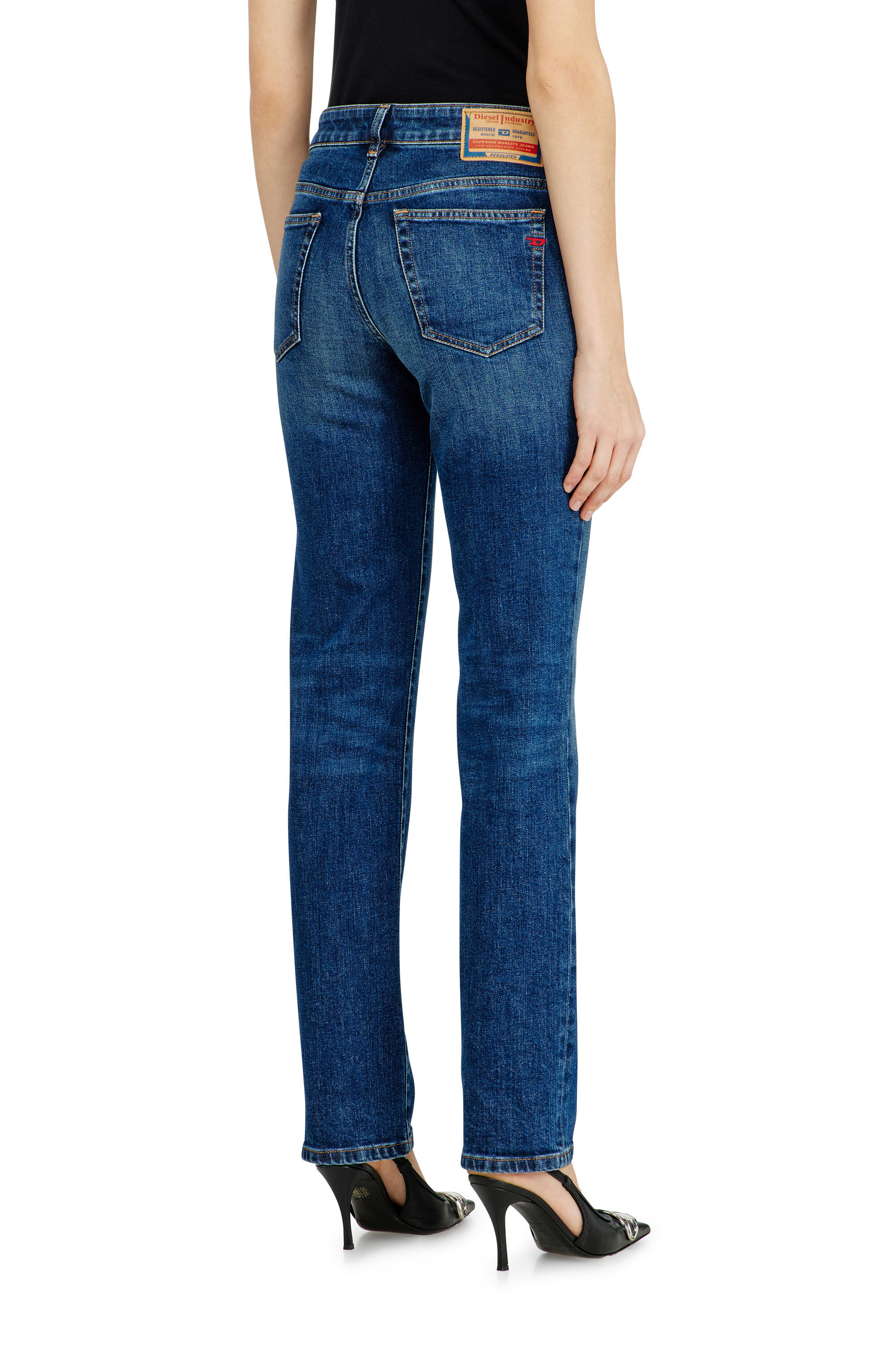 Diesel - Regular Jeans 1989 D-Mine 09I28 Femme, Bleu Fonc&eacute; - Image 5