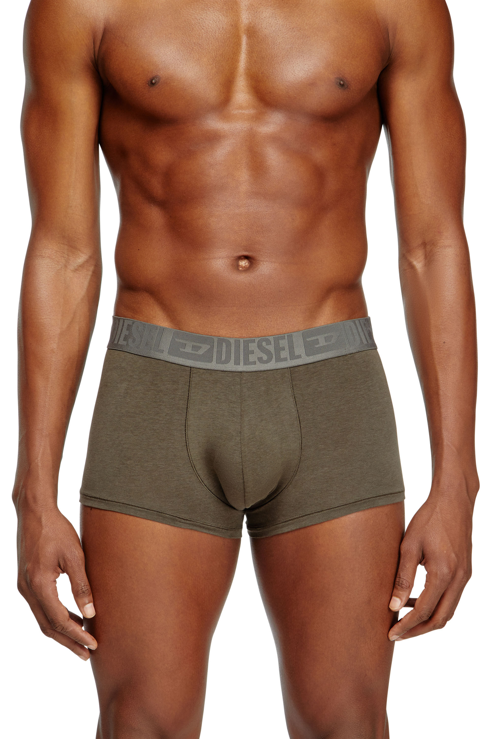 Diesel - BENJAMIN-D-MONO-3PACK, Lot de trois boxers unis Homme in Polychrome - 3