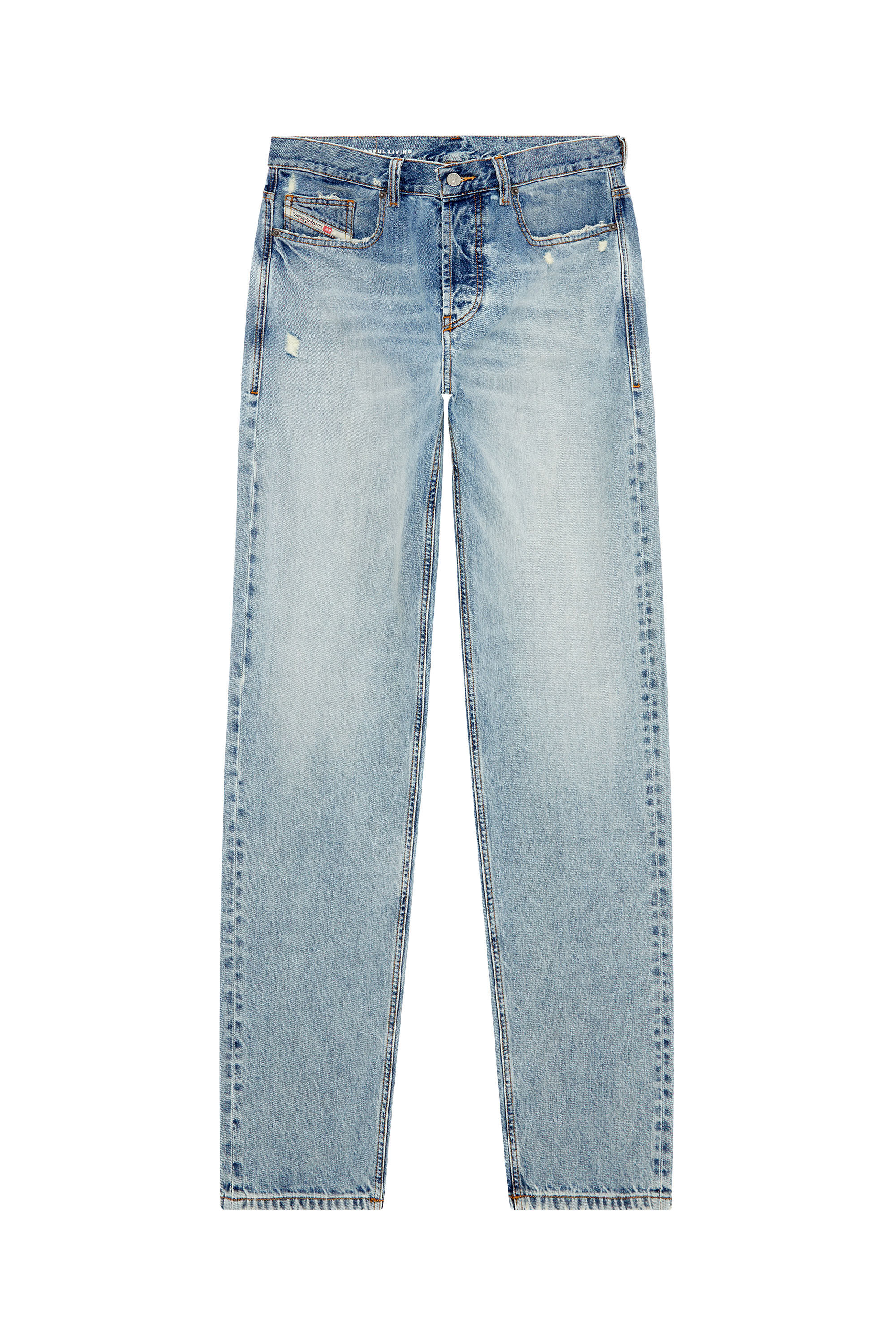 Diesel - Homme Straight Jeans 2010 D-Macs 09H97, Bleu Clair - Image 1
