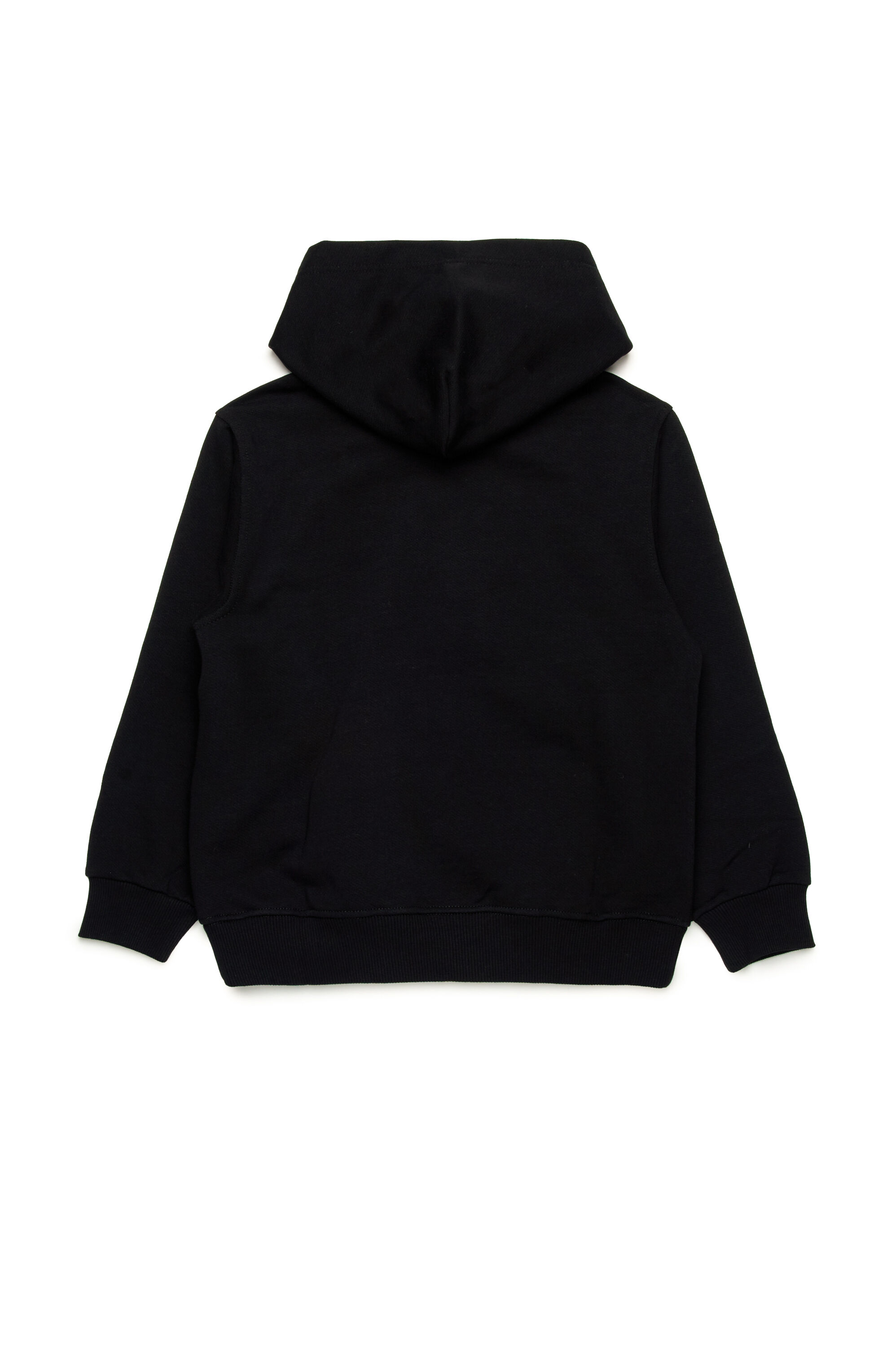 Tシャツ・カットソー GCDS Men Hoodies B1EM2000UW0 99 Black S-BOXT-HOOD-ZIP-DIV Zip-up hoodie with Diesel embroidery