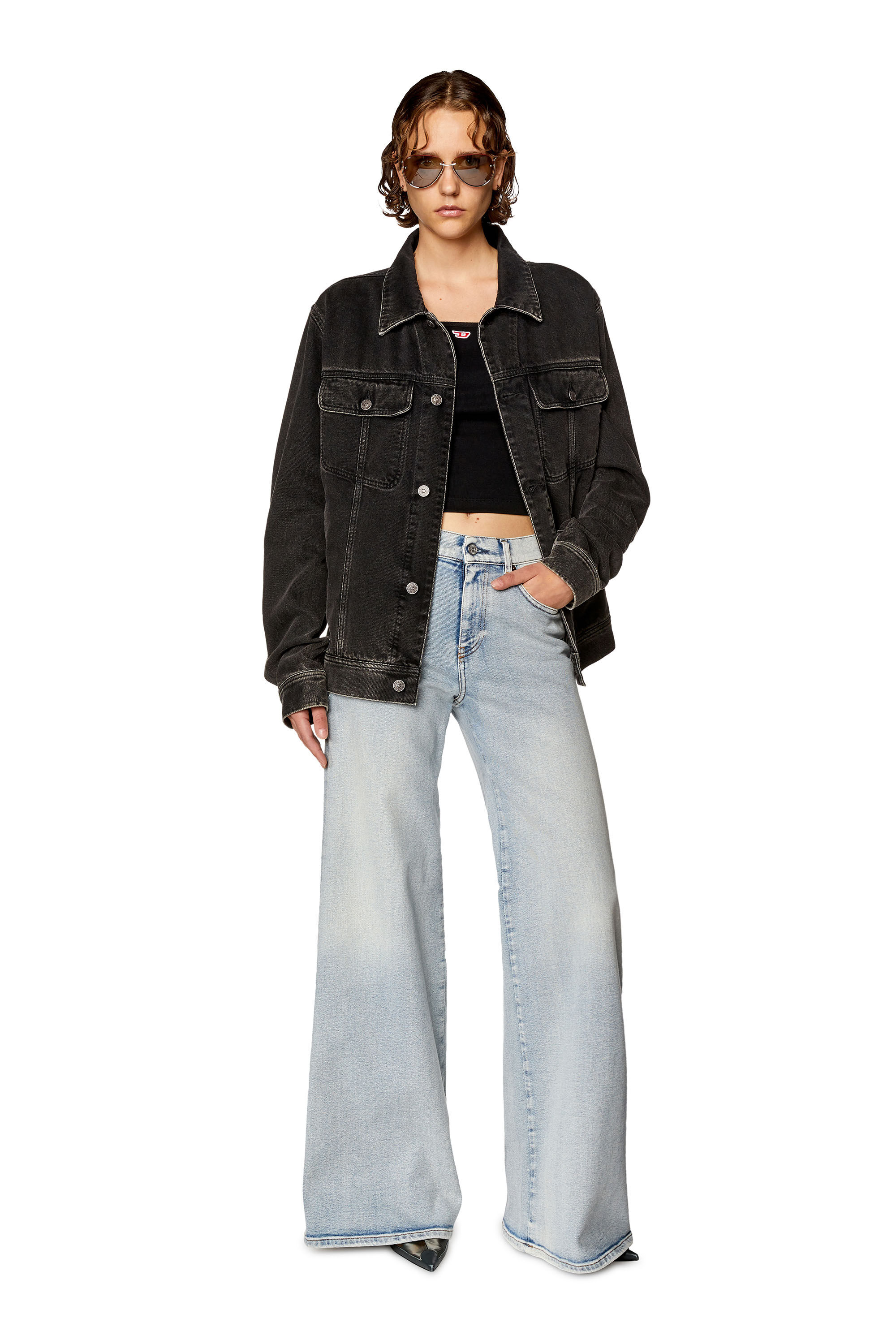 Diesel - Bootcut and Flare Jeans 1978 D-Akemi 9C08L, Light Blue - Image 1