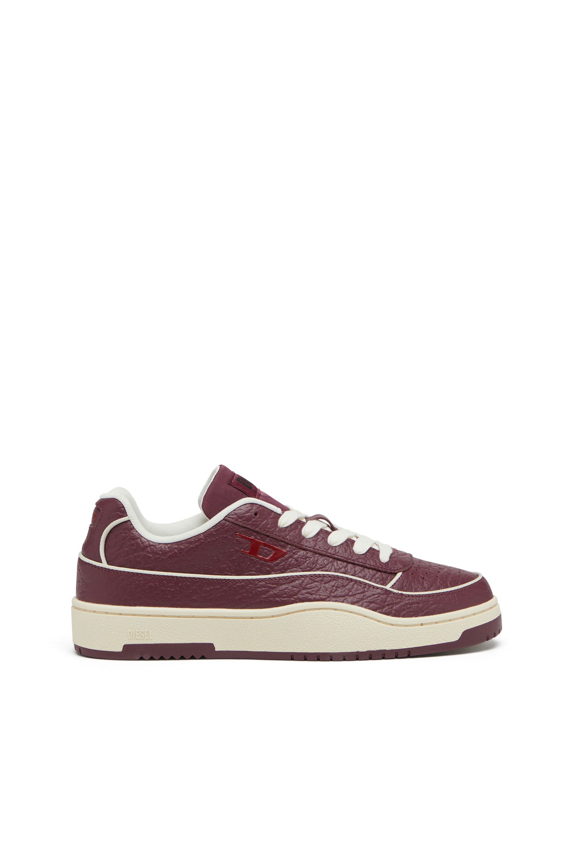 Diesel - S-TRACKER-D LOW, S-Tracker-D-Sneakers en cuir texturé Homme in Rouge - 1