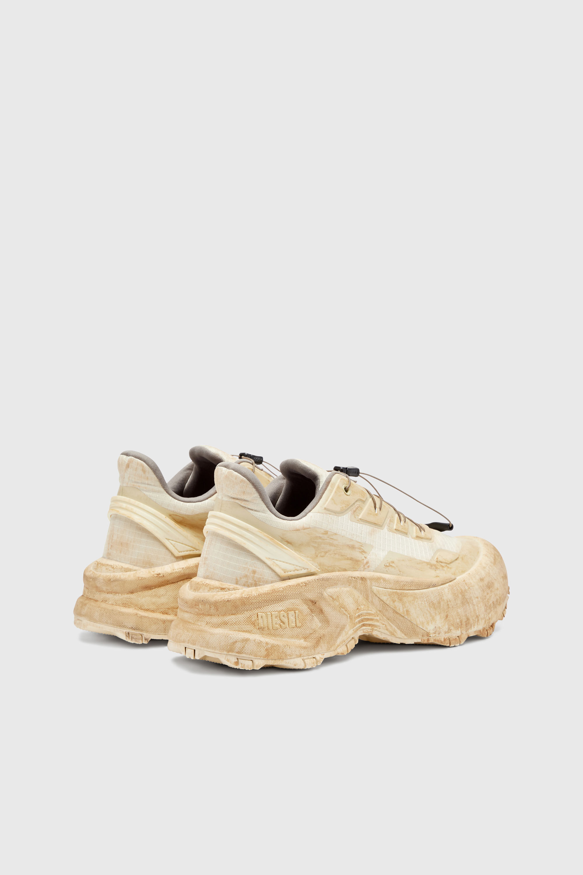 Diesel - D-CAGE RUNNER, D-Cage-Baskets chunky en ripstop Homme in Beige - 3