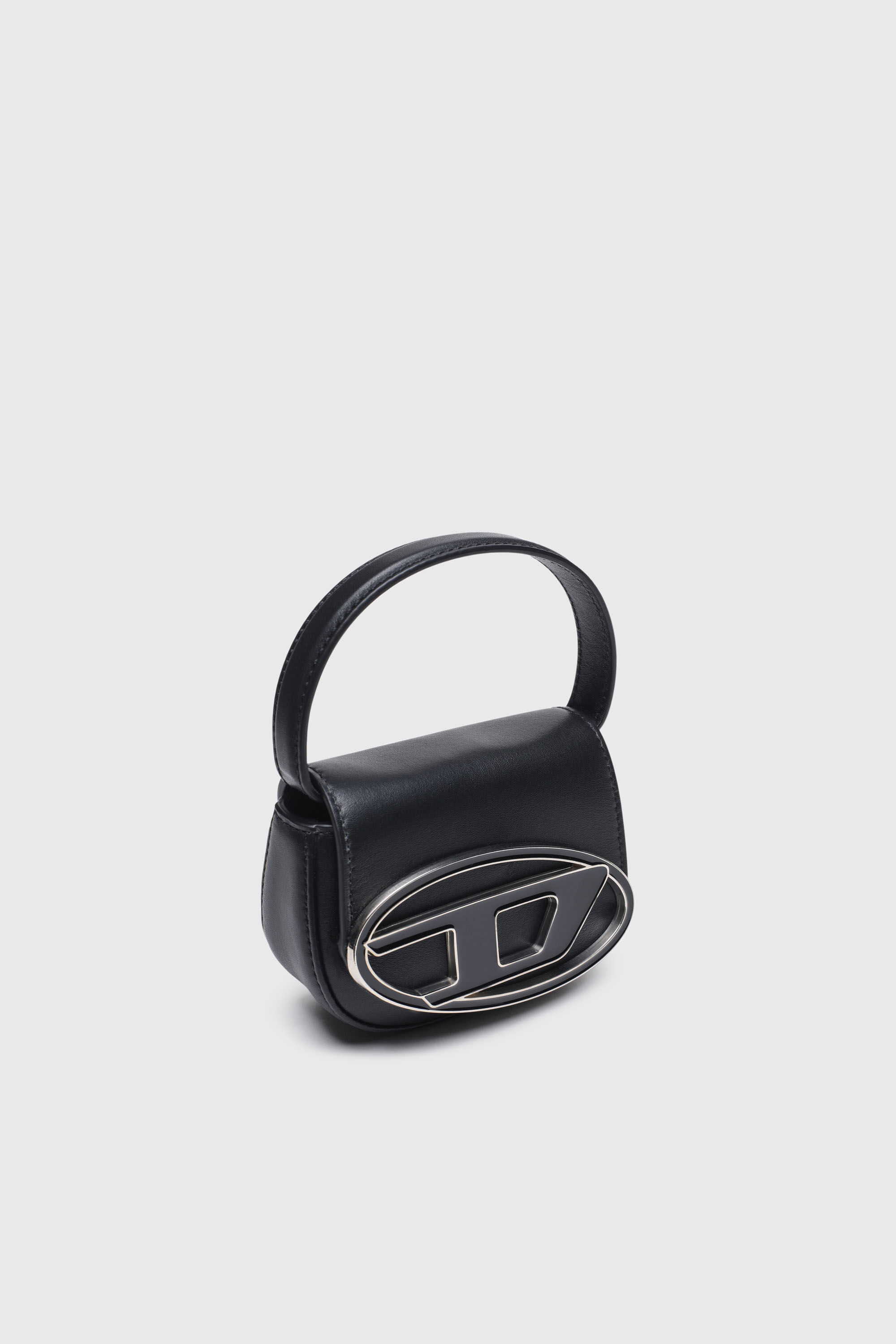 Diesel - 1DR XS, 1DR XS-Mini sac iconique avec plaque D logo Femme in Noir - 6