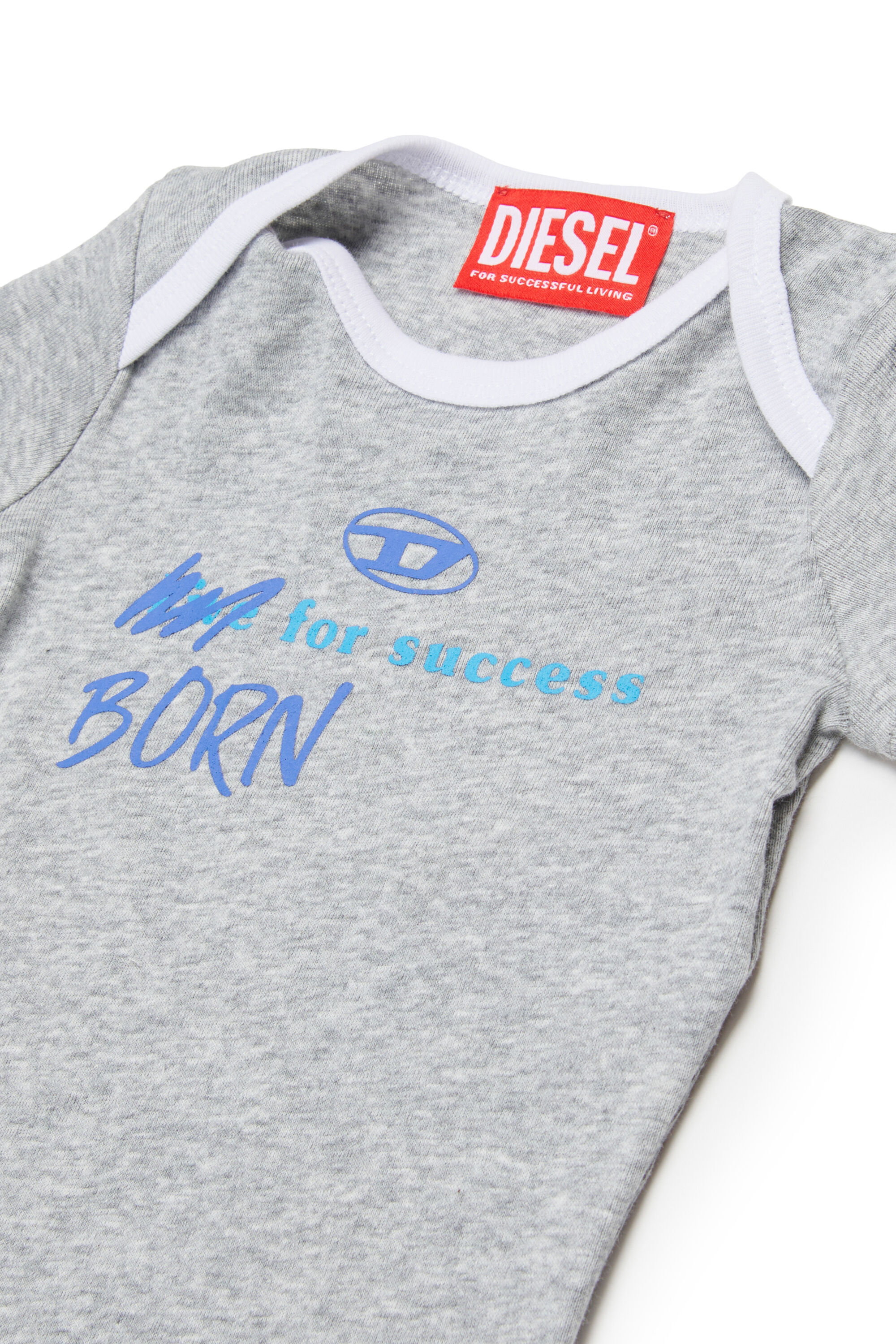 Diesel - URMAS-NB, Body pour bébé Born For Success Mixte in Gris - 3