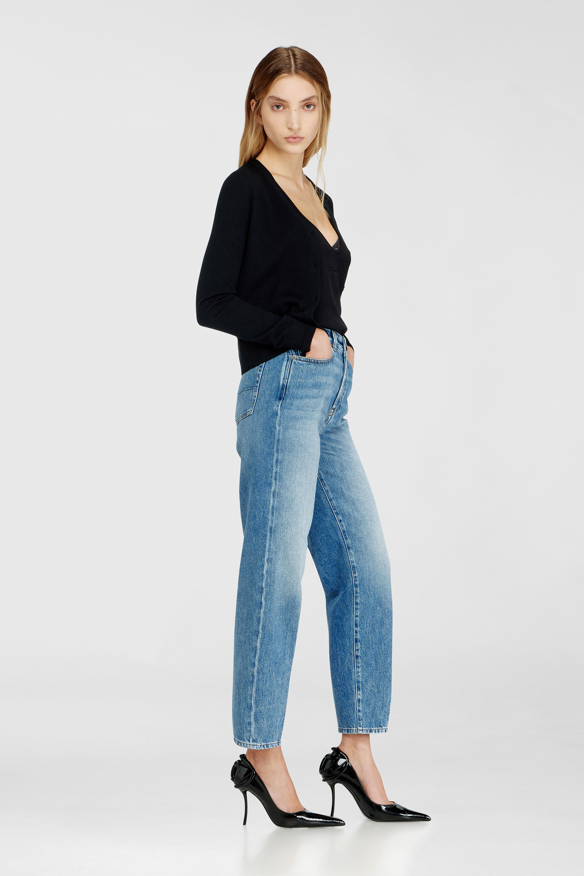 Diesel - Regular Jeans 1981 D-Went 09Q07 Femme, Bleu Clair - Image 2