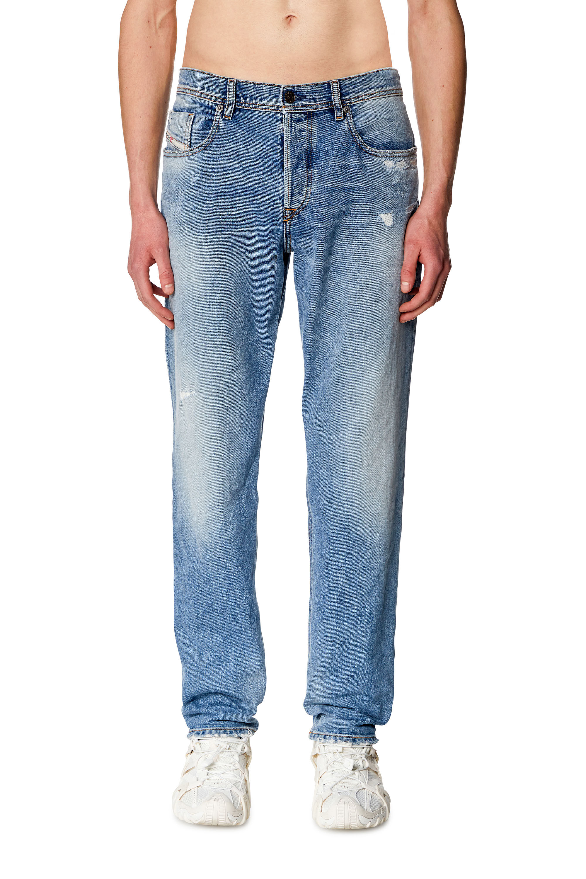 Diesel - Tapered Jeans 2023 D-Finitive 09H46, Bleu Clair - Image 3